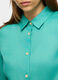 Camicia fit regular con colletto classico in puro lino donna_2