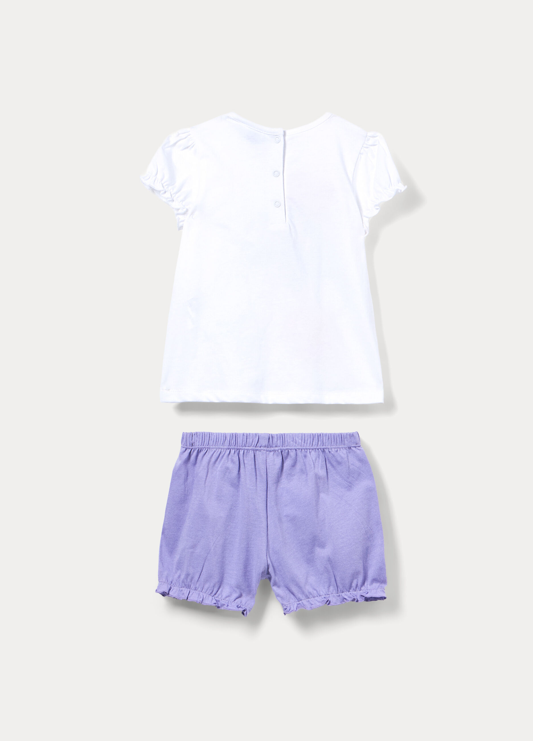 Pigiama corto Disney in jersey di puro cotone _1