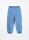 Jogger in denim misto cotone bambina_1