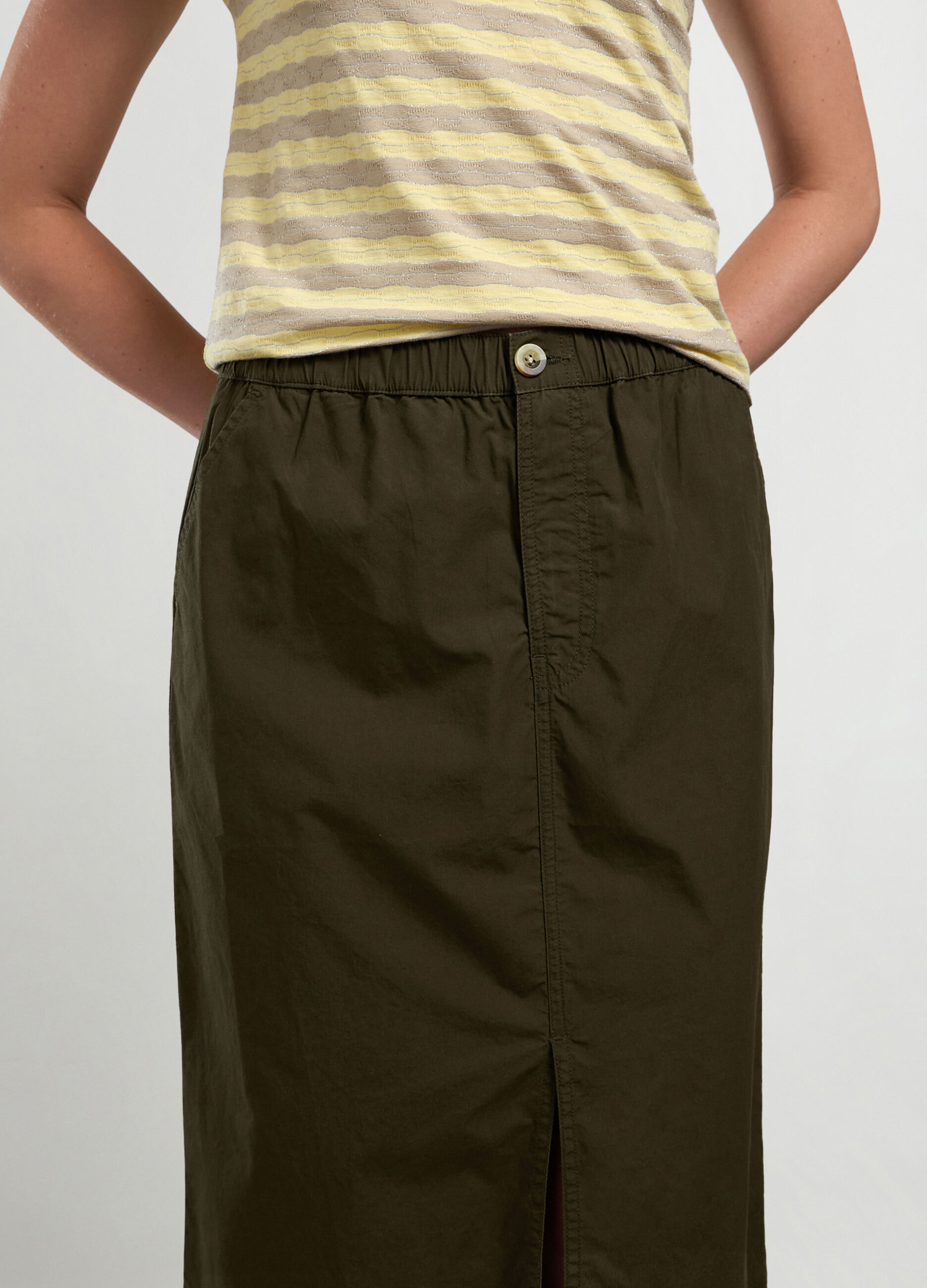 Gonna lunga in cotone donna