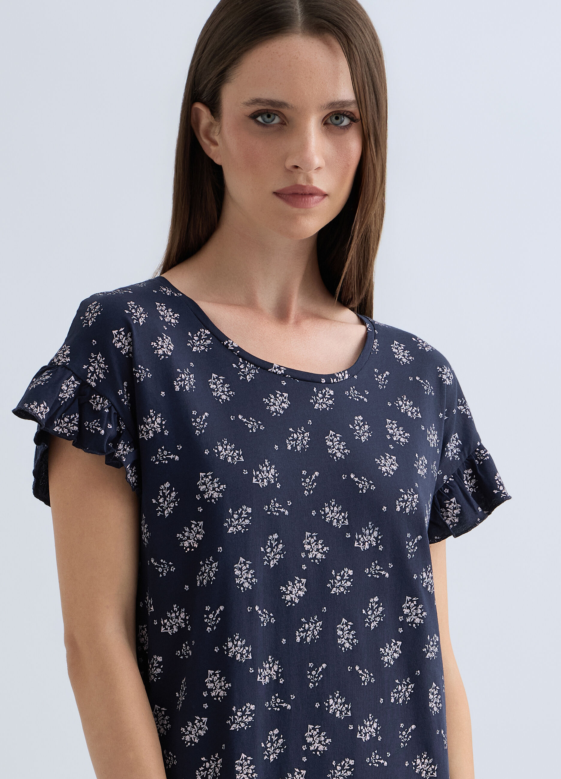 Camicia da notte corta donna _2