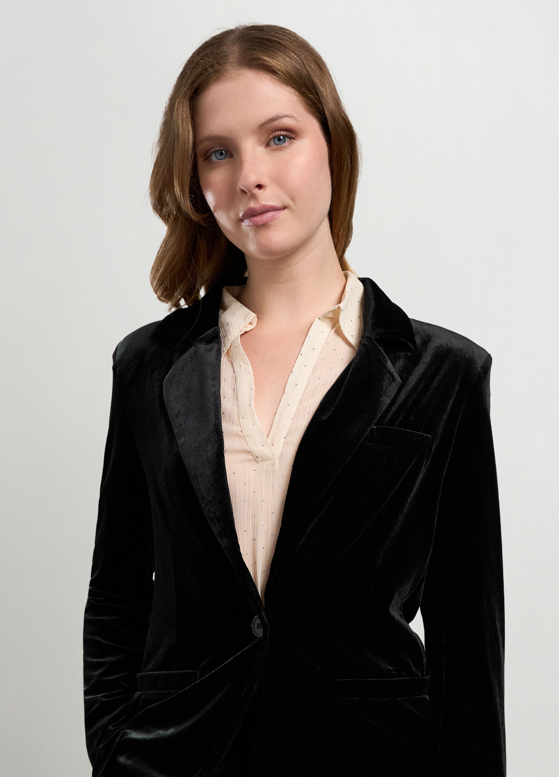 Blazer in velluto donna