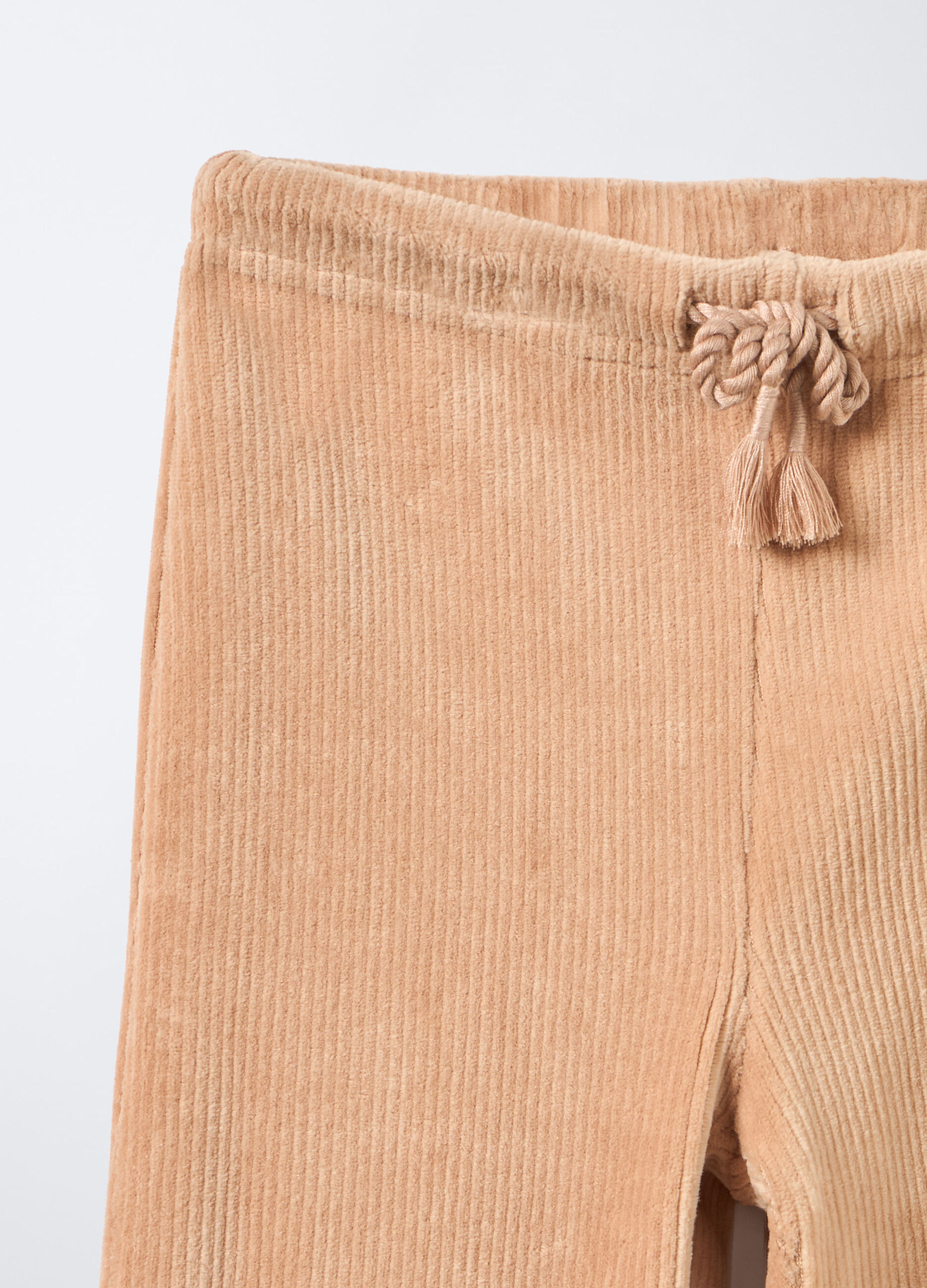 Treggings Flare Fit in costina velour bambina_2