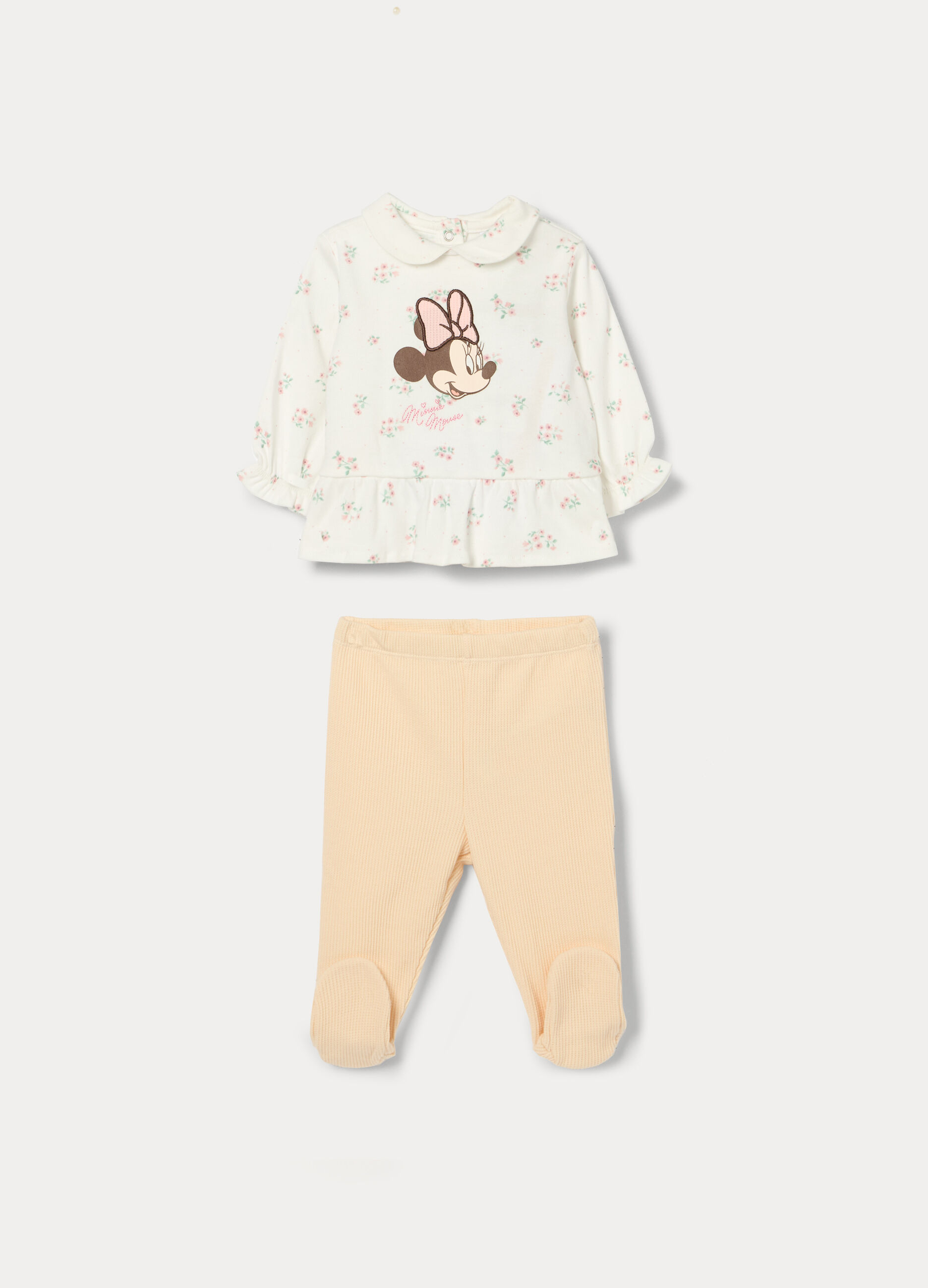 Set Disney in interlock di puro cotone neonata_0