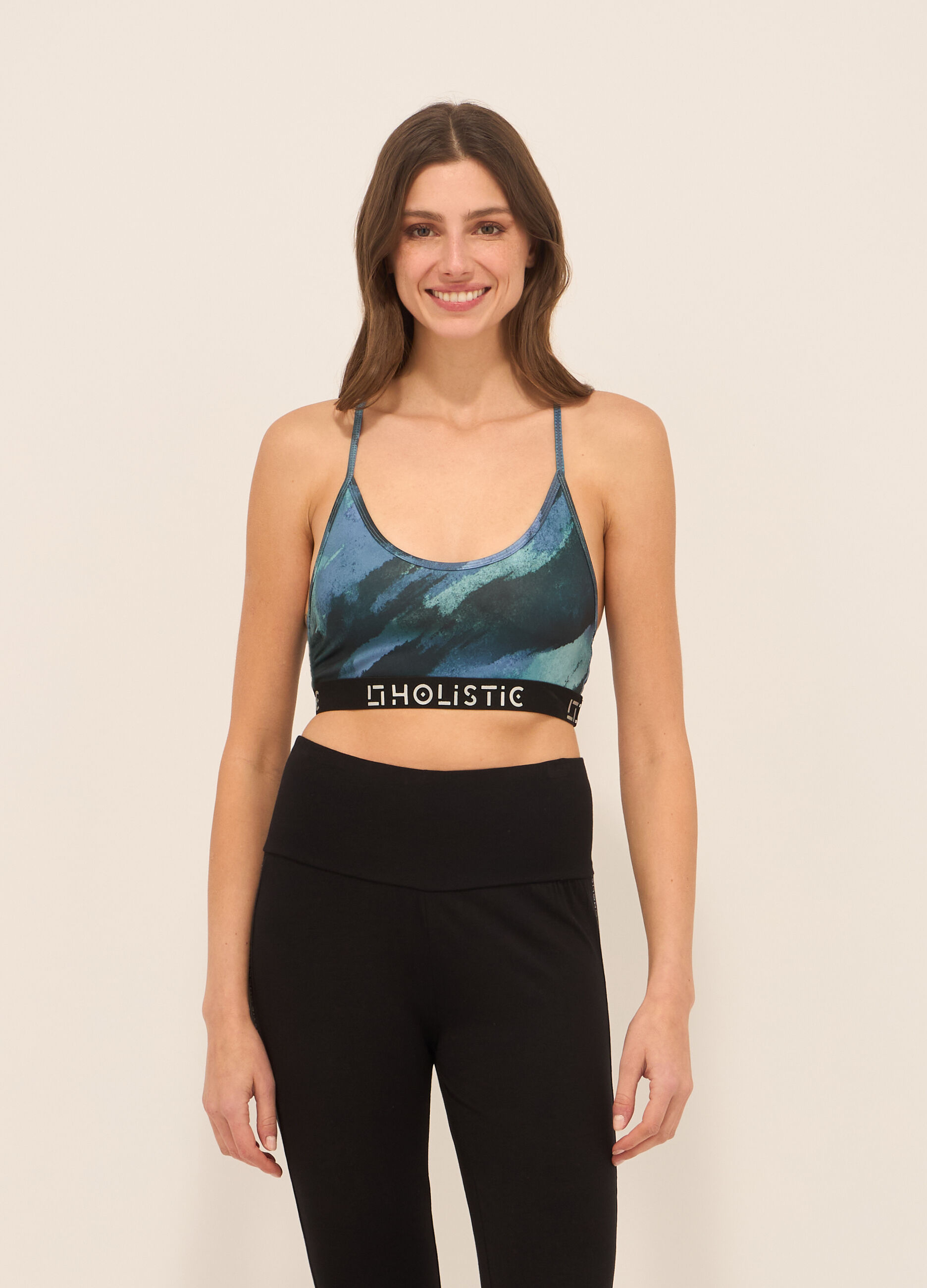 Top in tessuto stretch donna_0