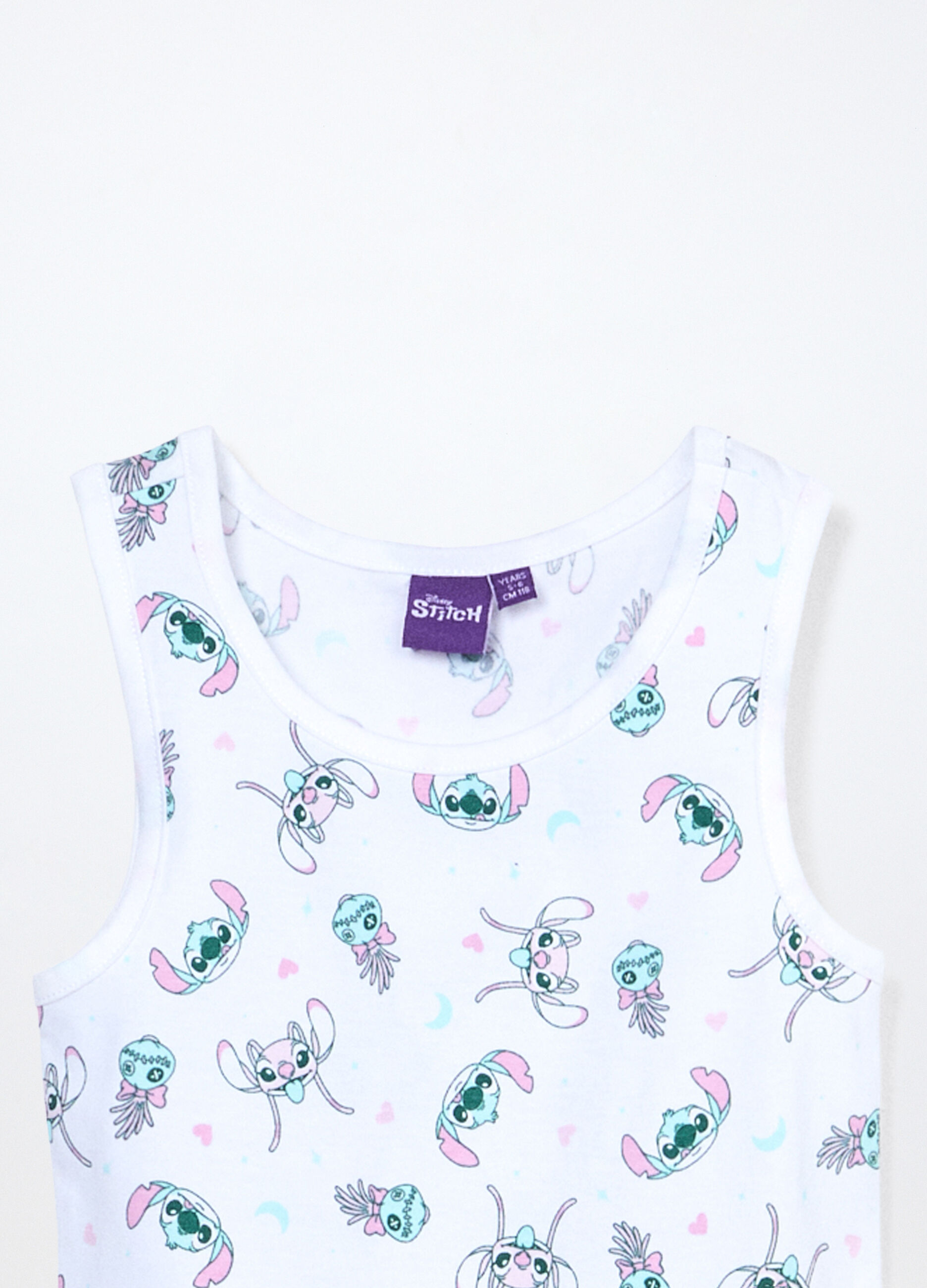 Pack 2 canotte in jersey di cotone stretch bambina_3