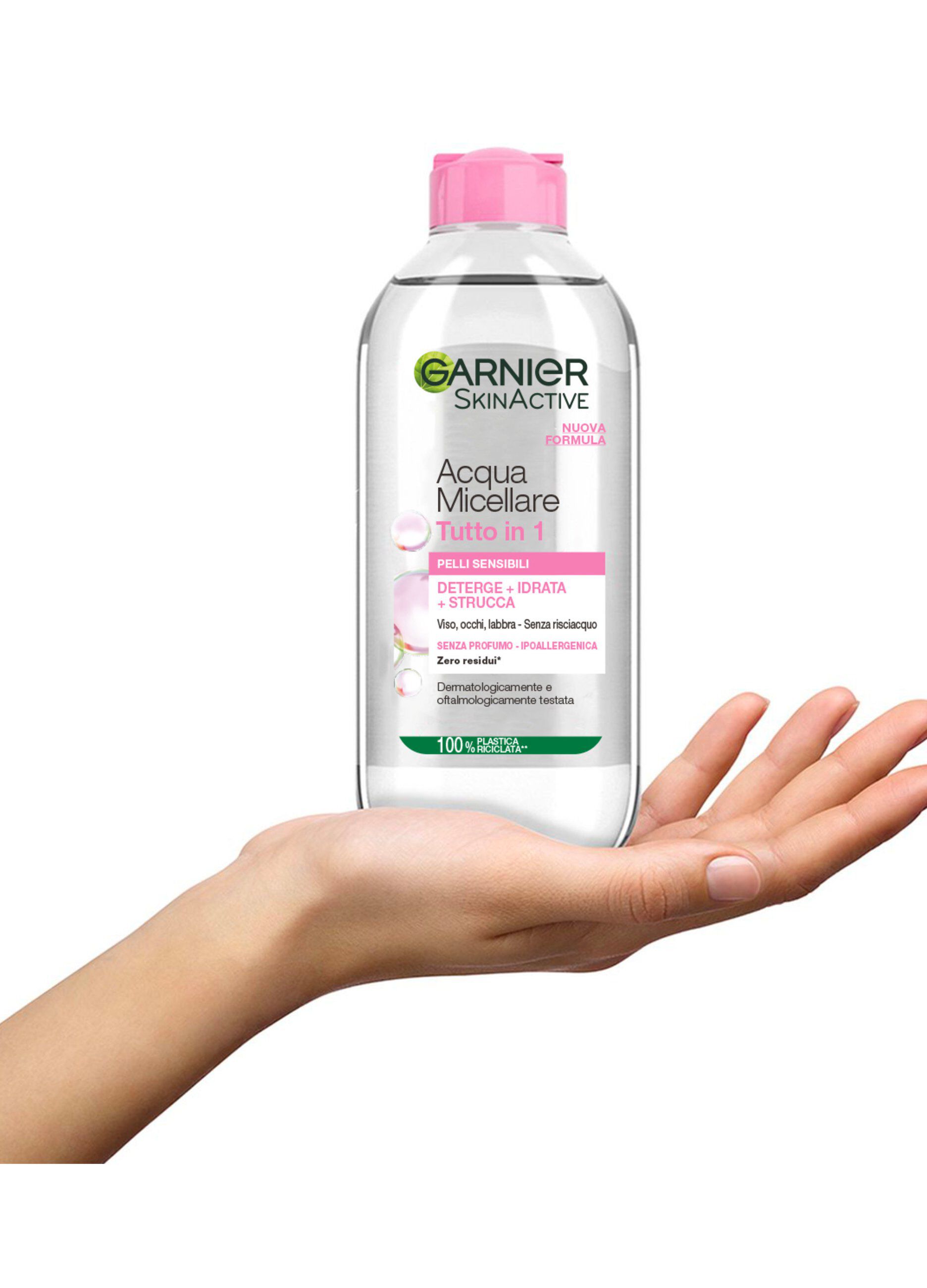 Garnier SkinActive, Acqua Micellare Tutto in 1, Pelli sensibili, Maxi formato, 400 ml._1