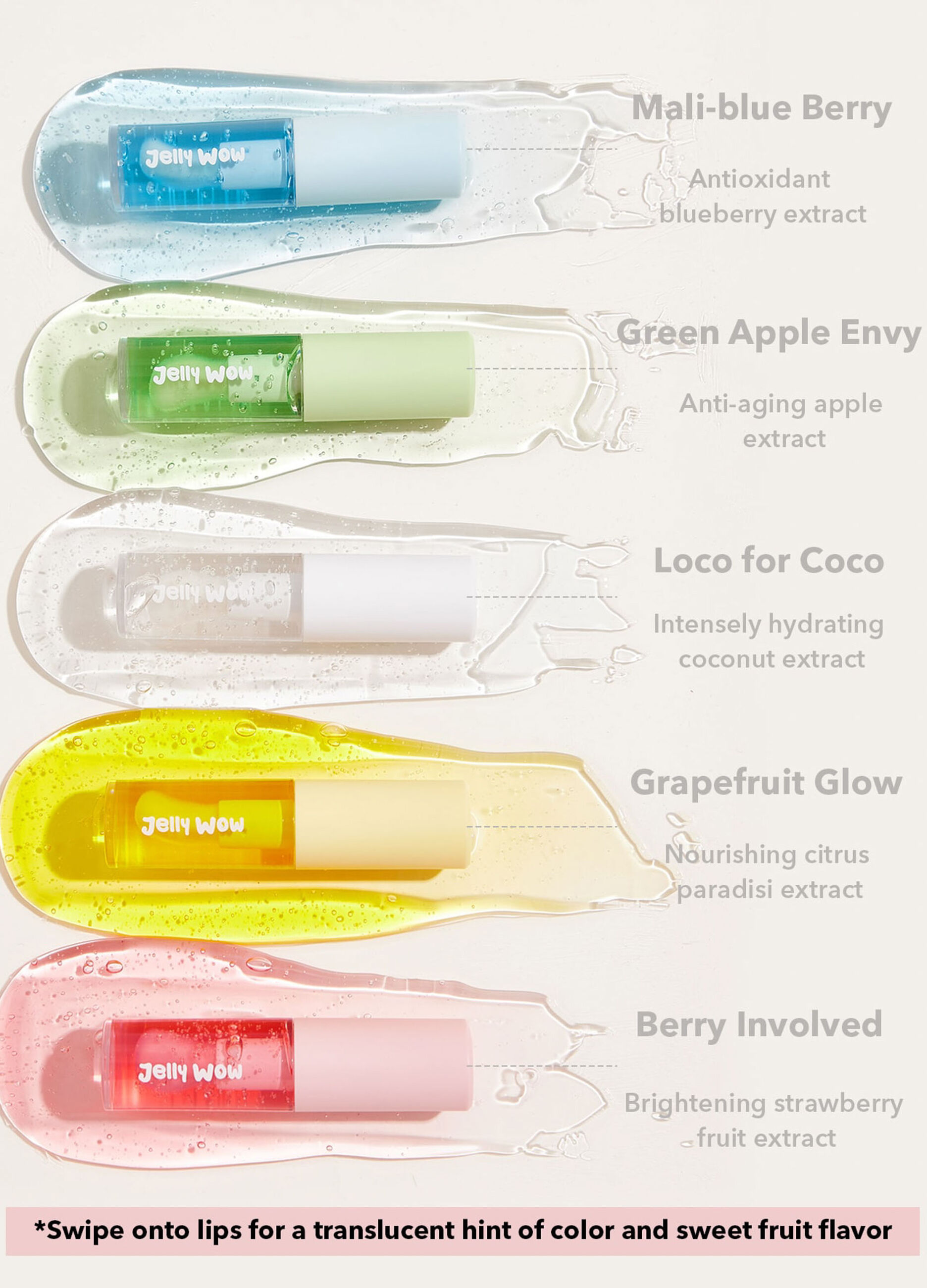 Olio idratante per labbra Jelly Wow &ndash; Berry Involved_3