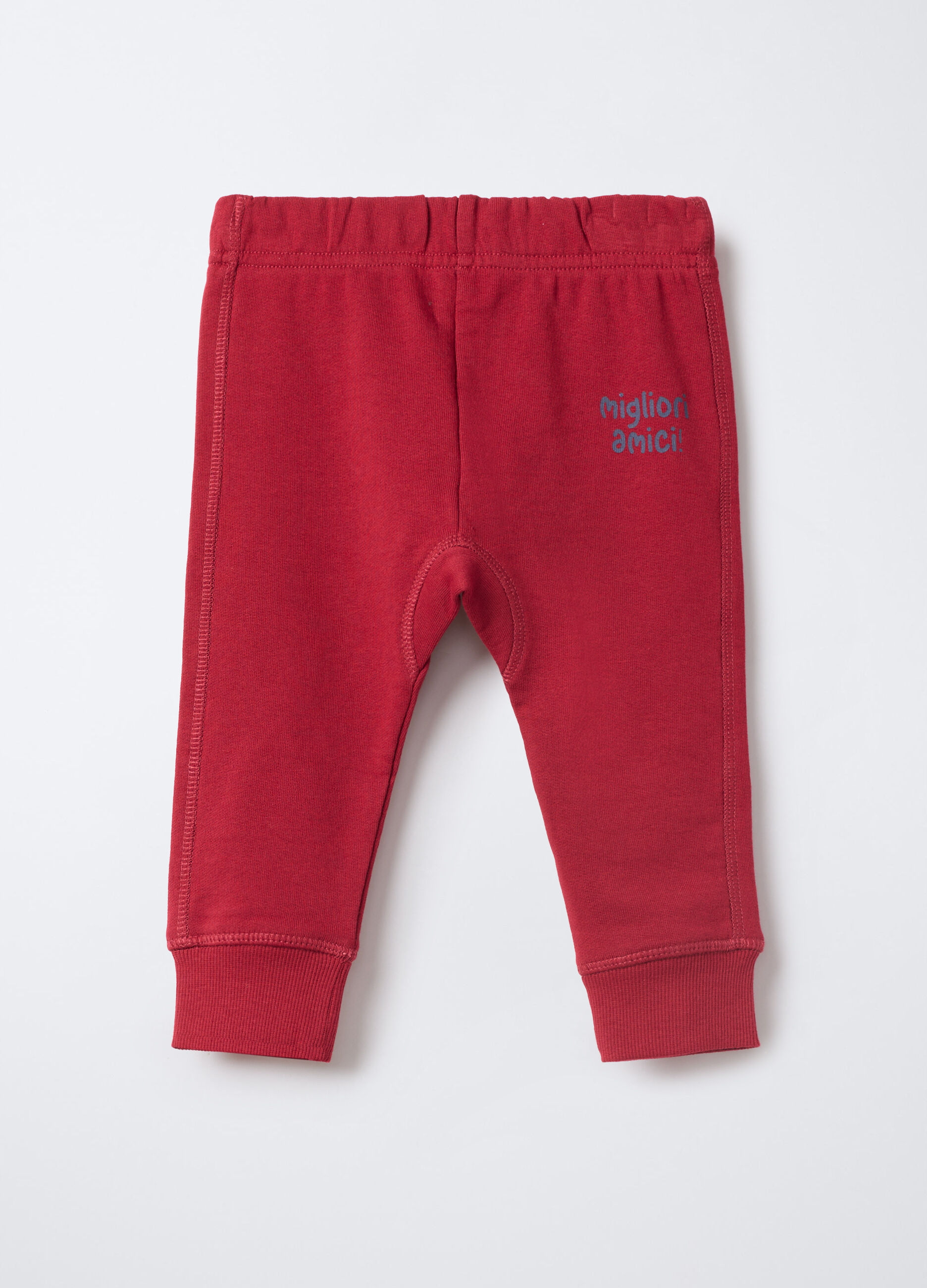 Pantaloni in misto cotone garzato Fit Regular bimbo_0