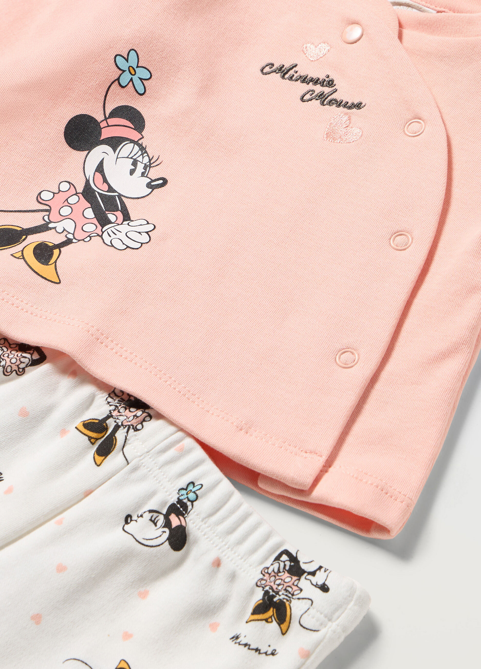 Set Disney in interlock di puro cotone neonata