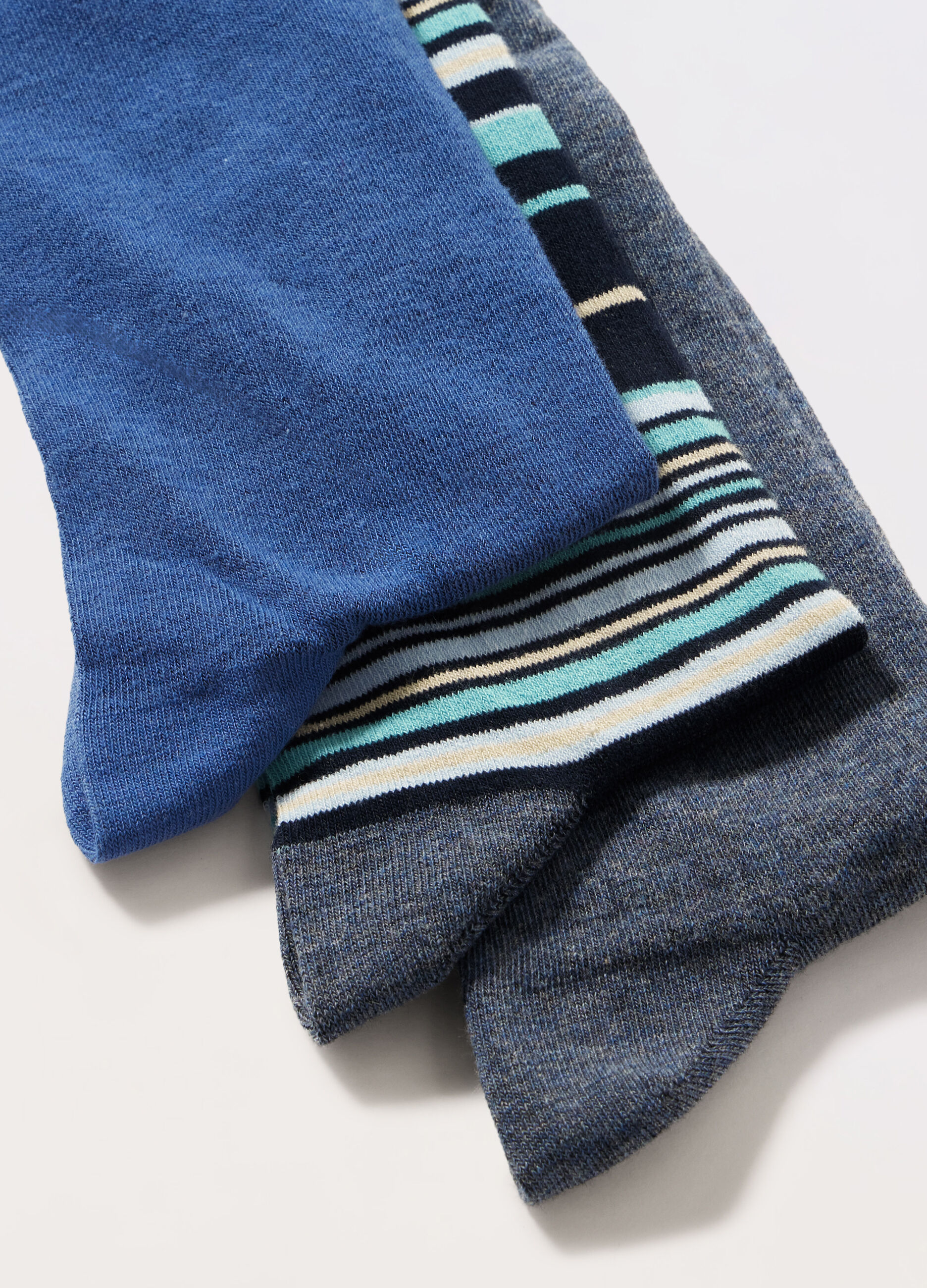 3 pack calze lunghe in cotone stretch uomo_1