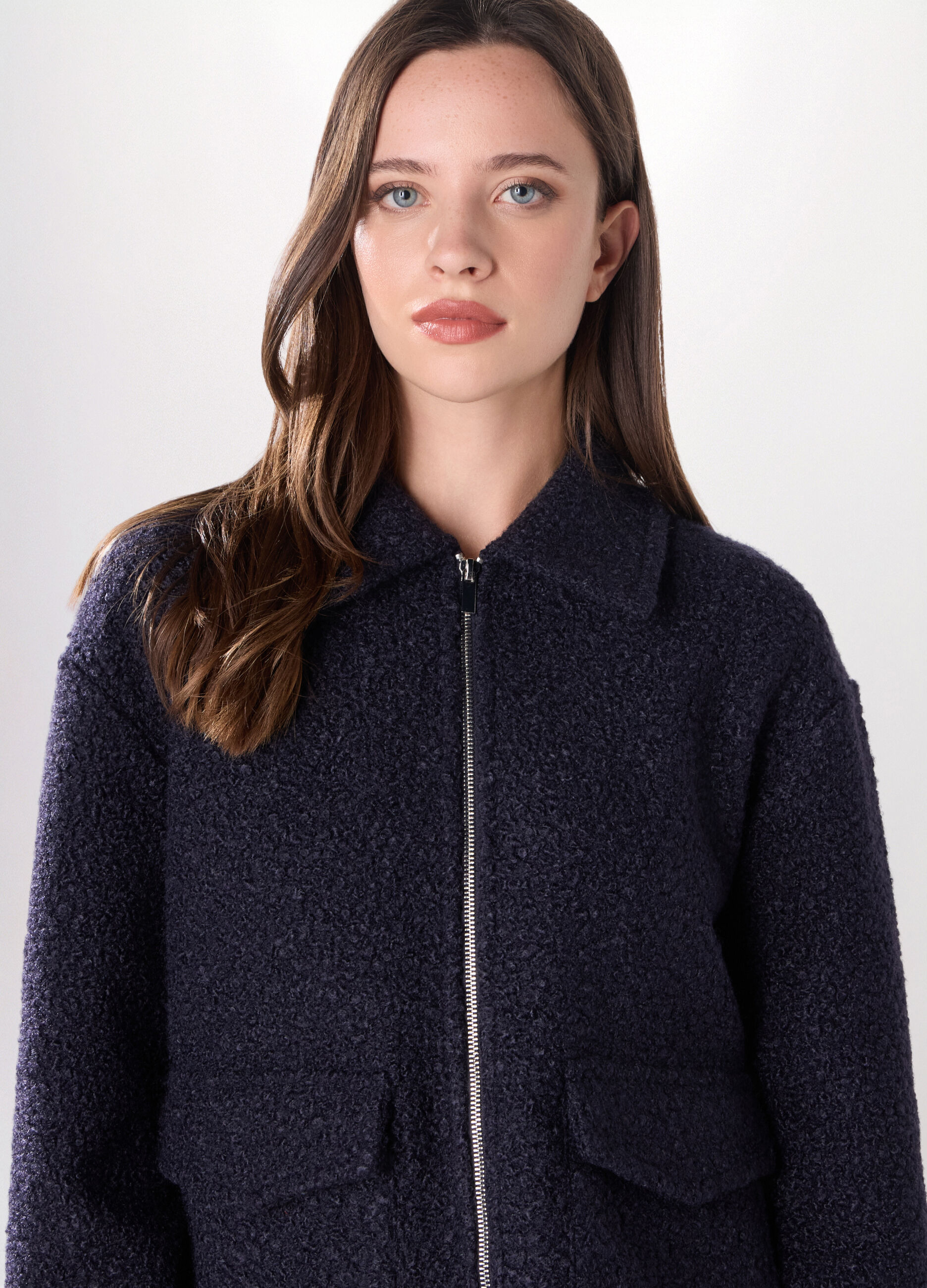 Cappotto bouclé donna_2