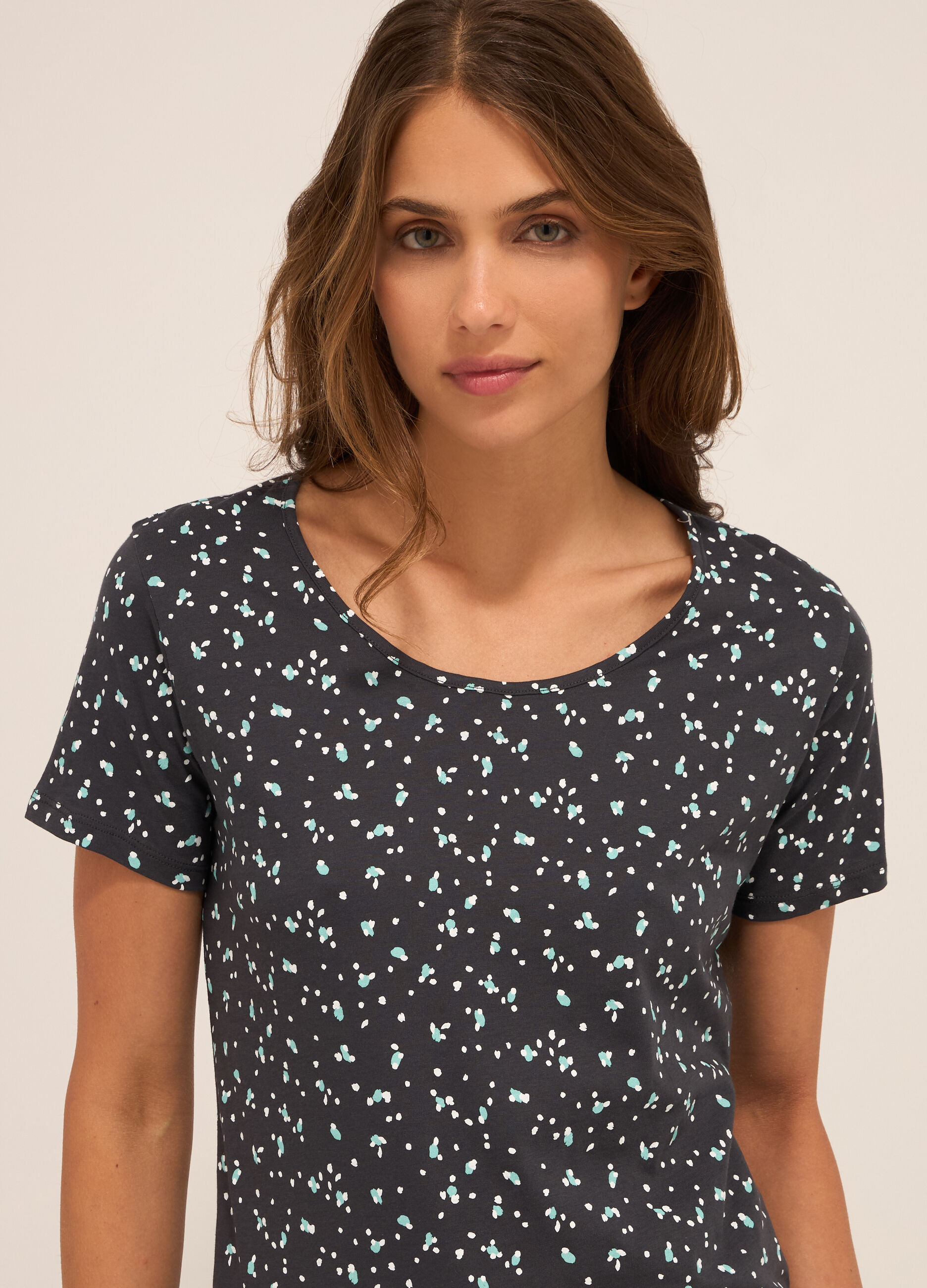 T-shirt in puro cotone donna_2