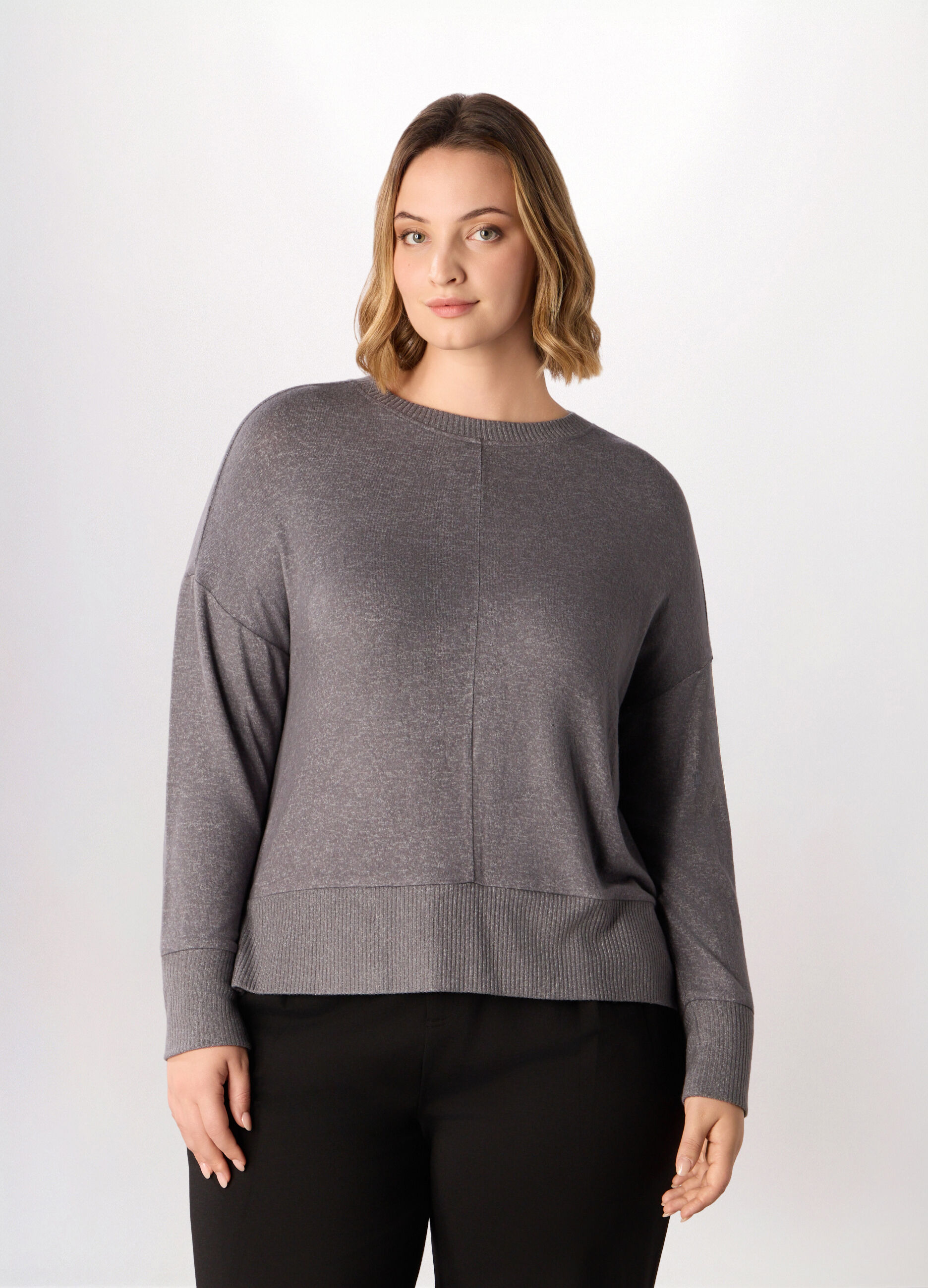 T-shirt misto viscosa donna curvy_0