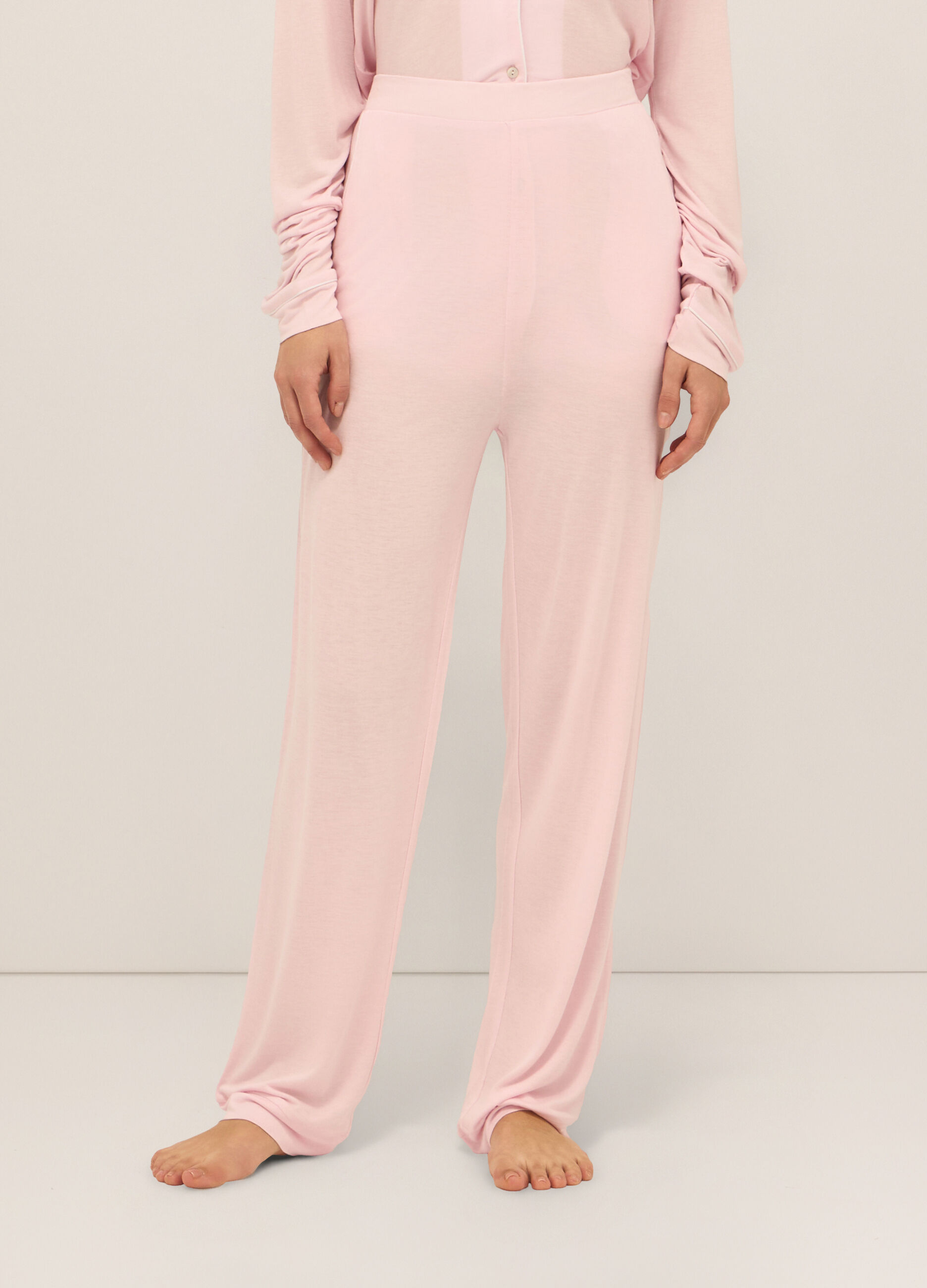 Pantaloni in pura viscosa donna_1