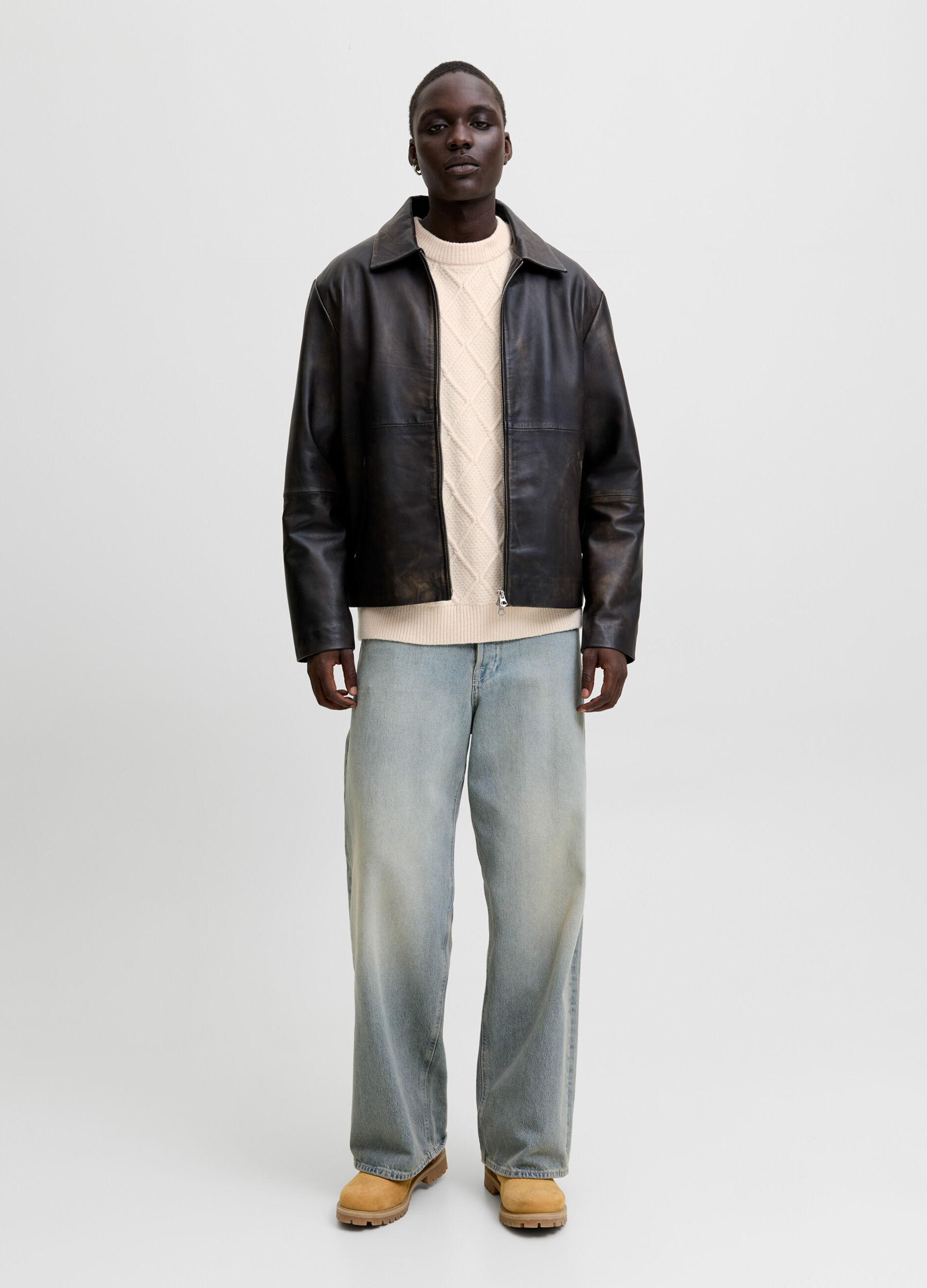 Maglione a rombi uomo