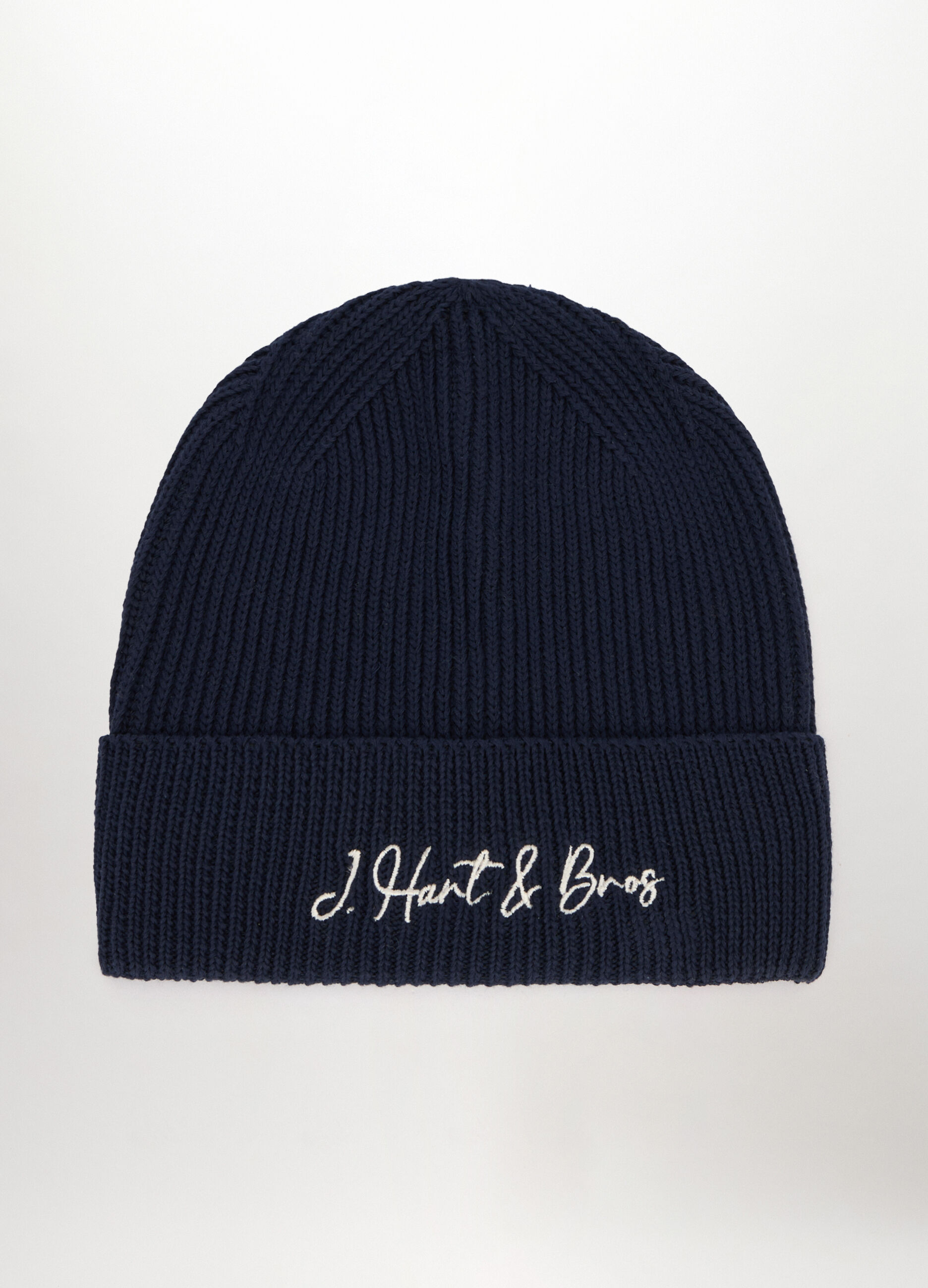 Berretto in misto cotone con logo uomo_0