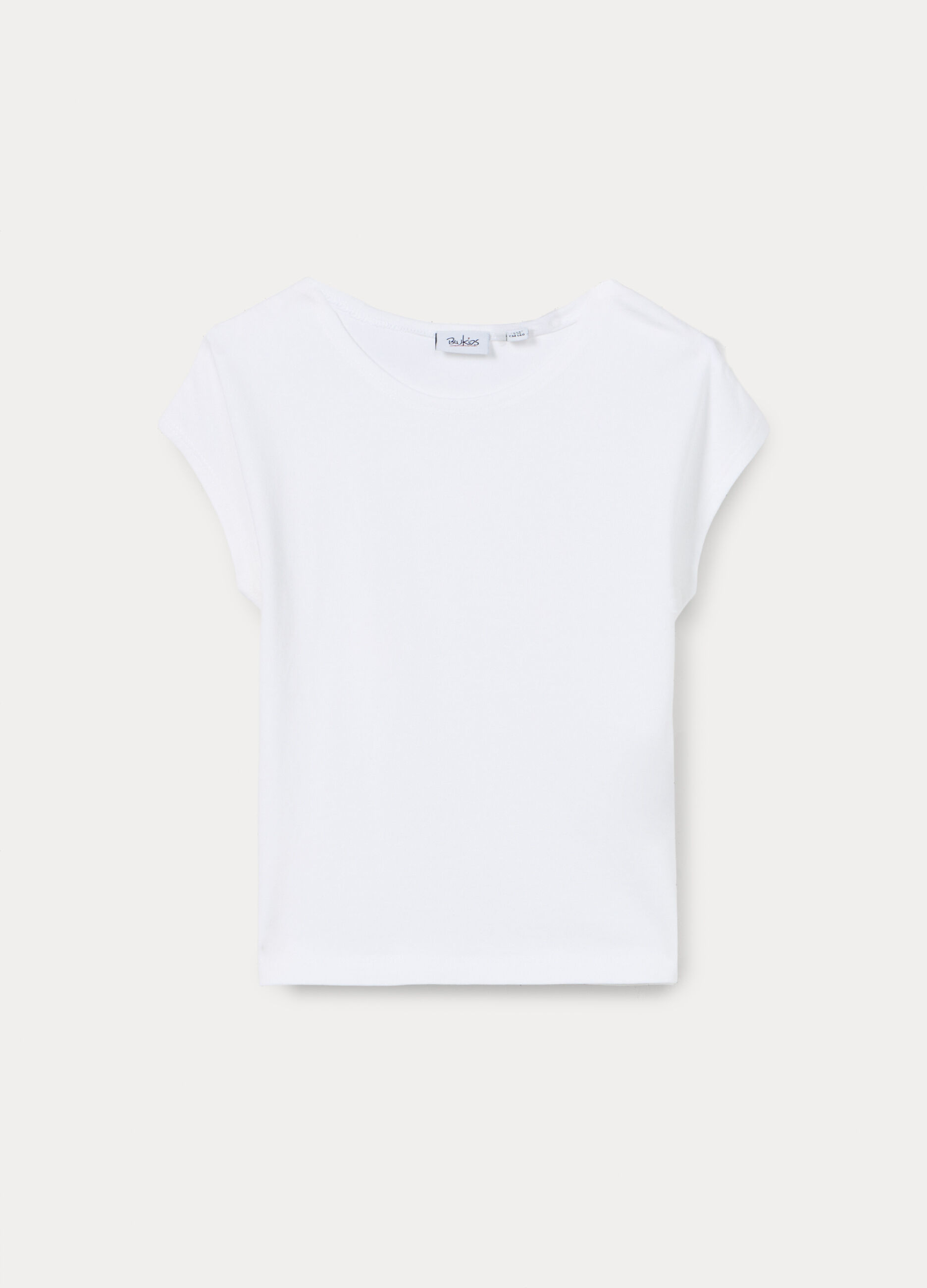 T-shirt in jersey di cotone stretch ragazza_0