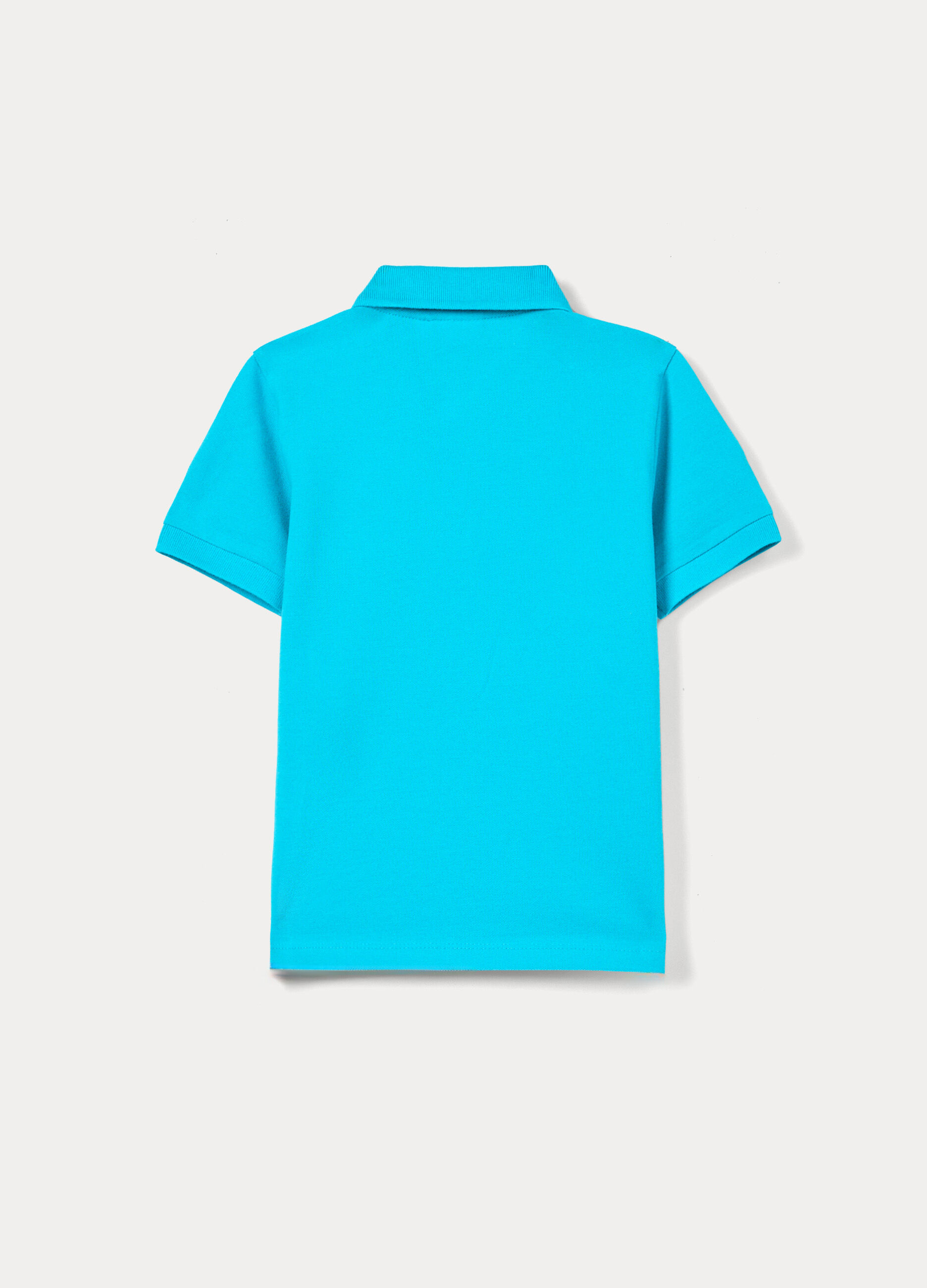 Polo in puro cotone piquet bambino_1