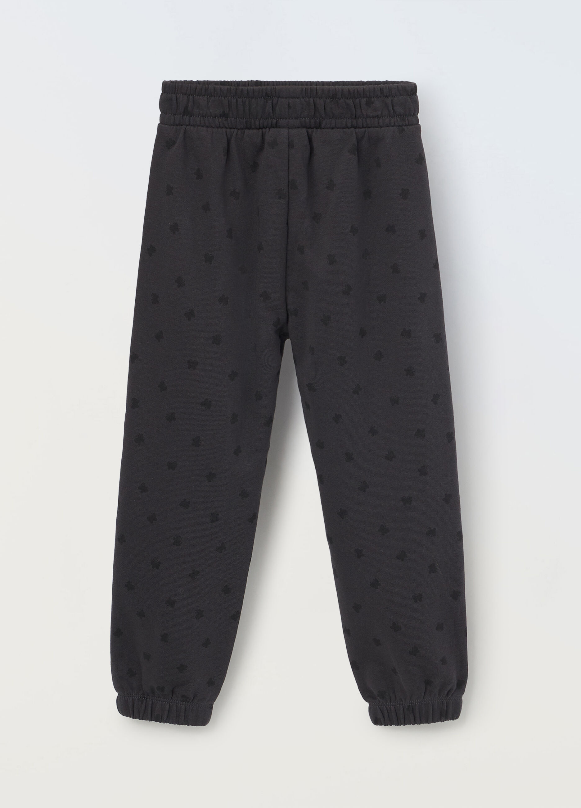 Joggers in french terry di puro cotone bambina_0