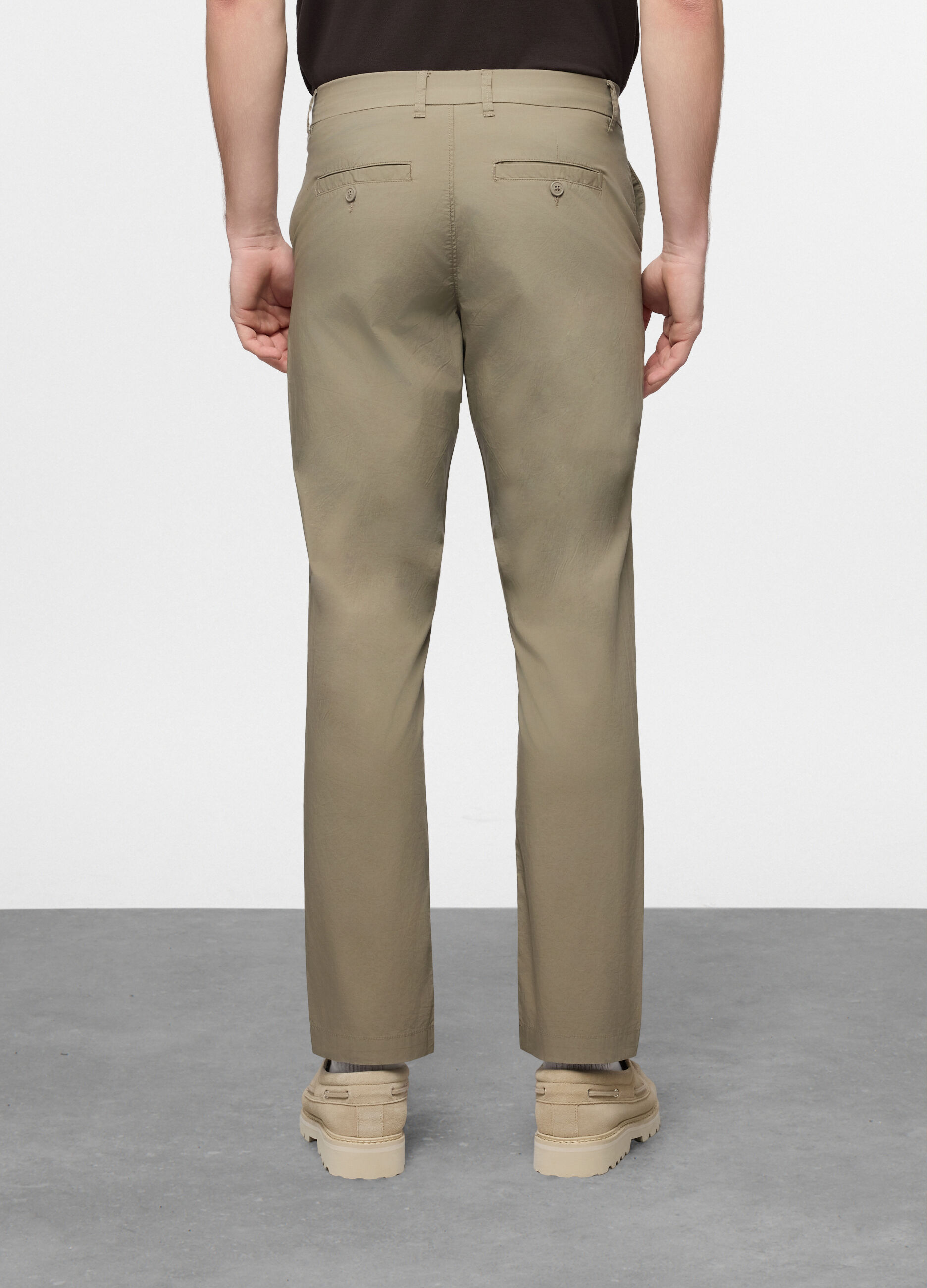 Pantalone chino slim fit di cotone stretch uomo_1