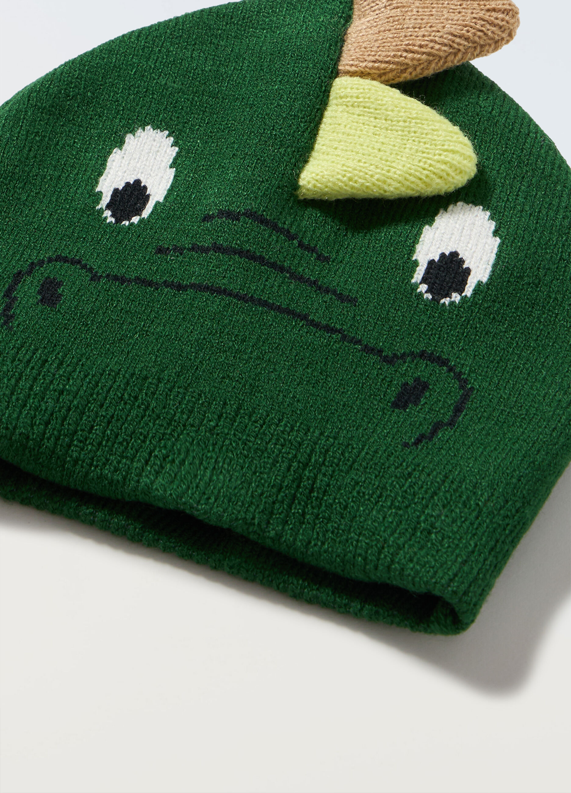 Berretto tricot con applicazioni neonato_1