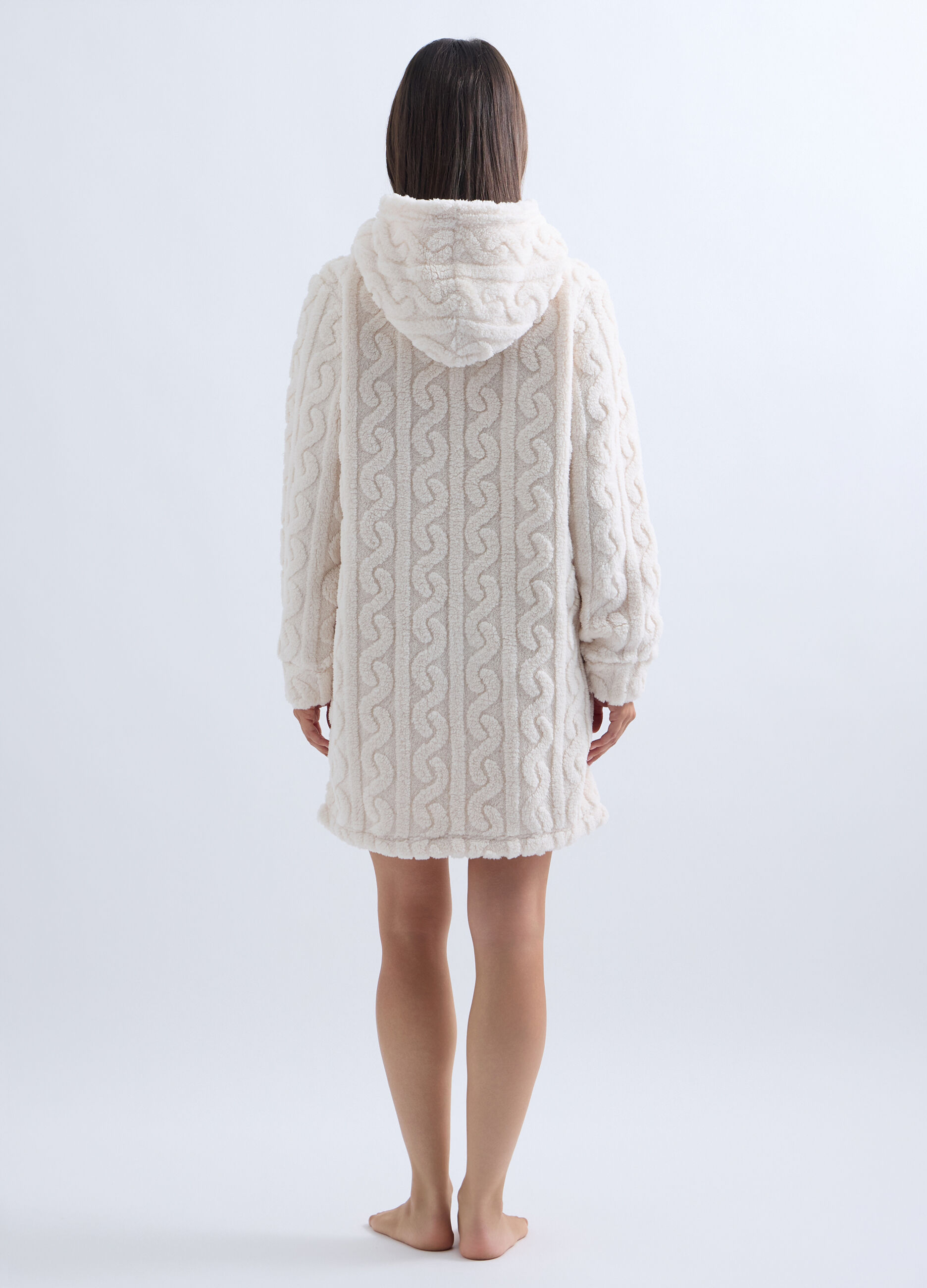 Vestaglia in sherpa donna_1