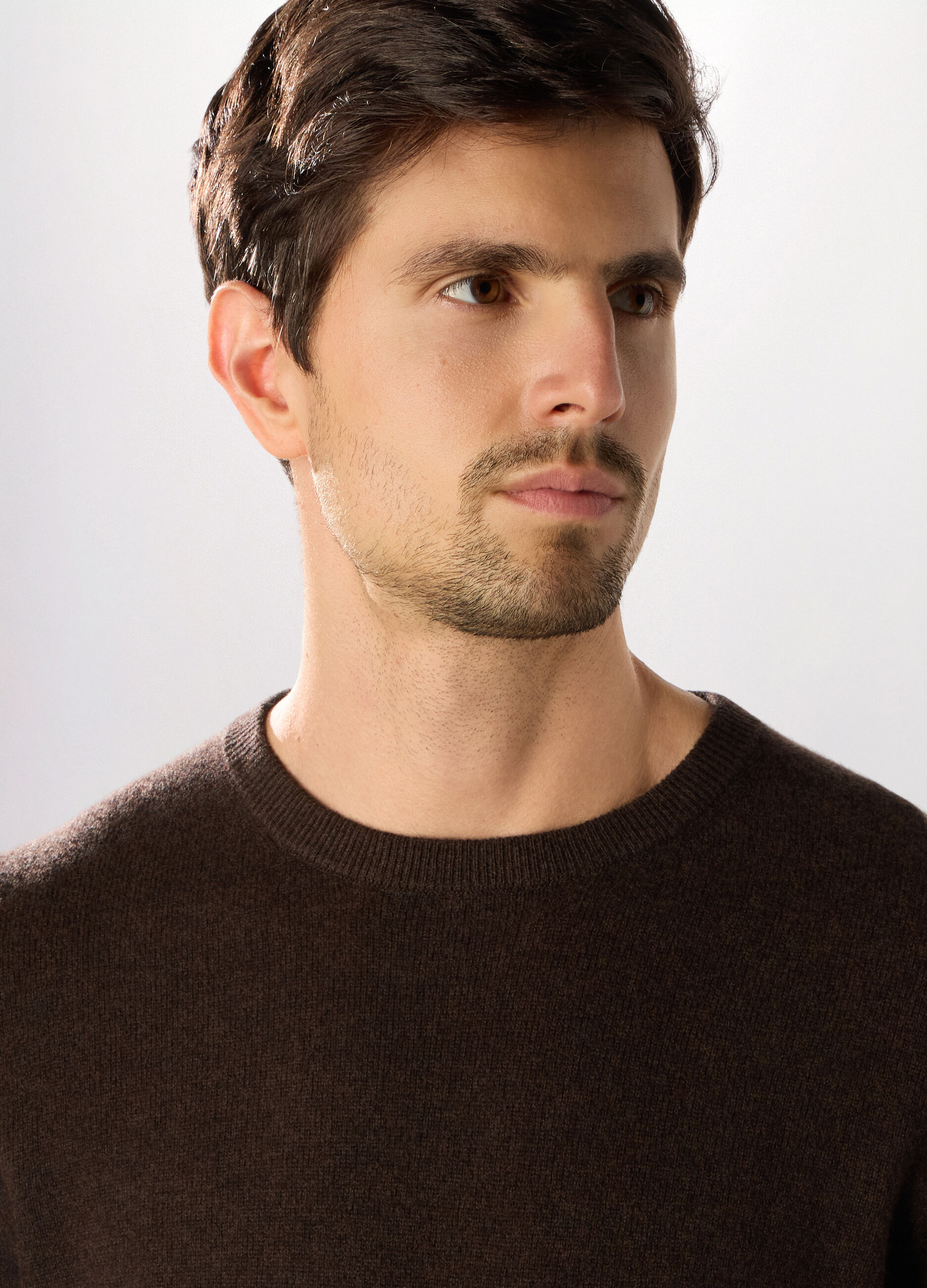 Maglione girocollo in cashmere uomo_2