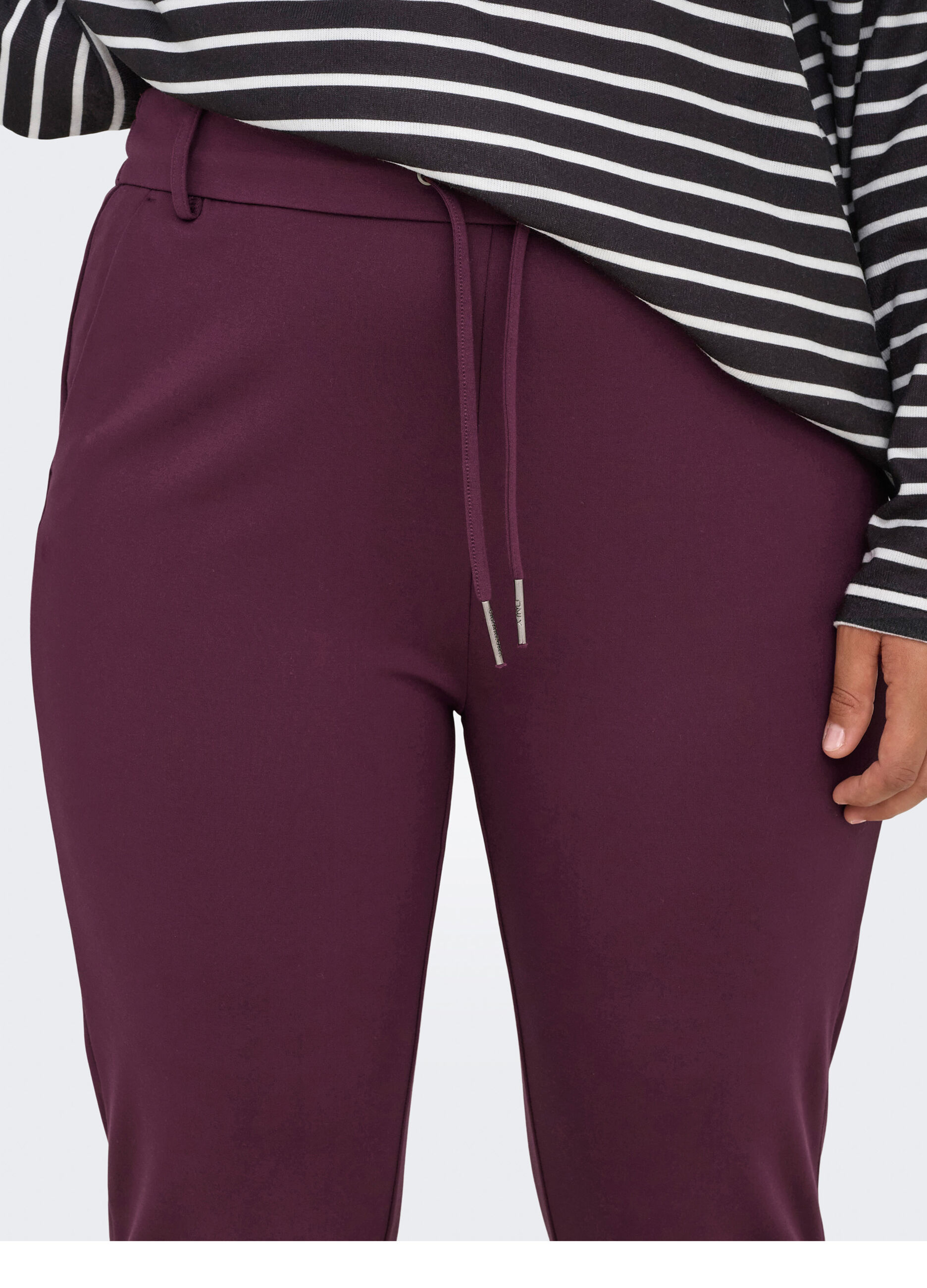 Pantaloni regular fit con coulisse_3