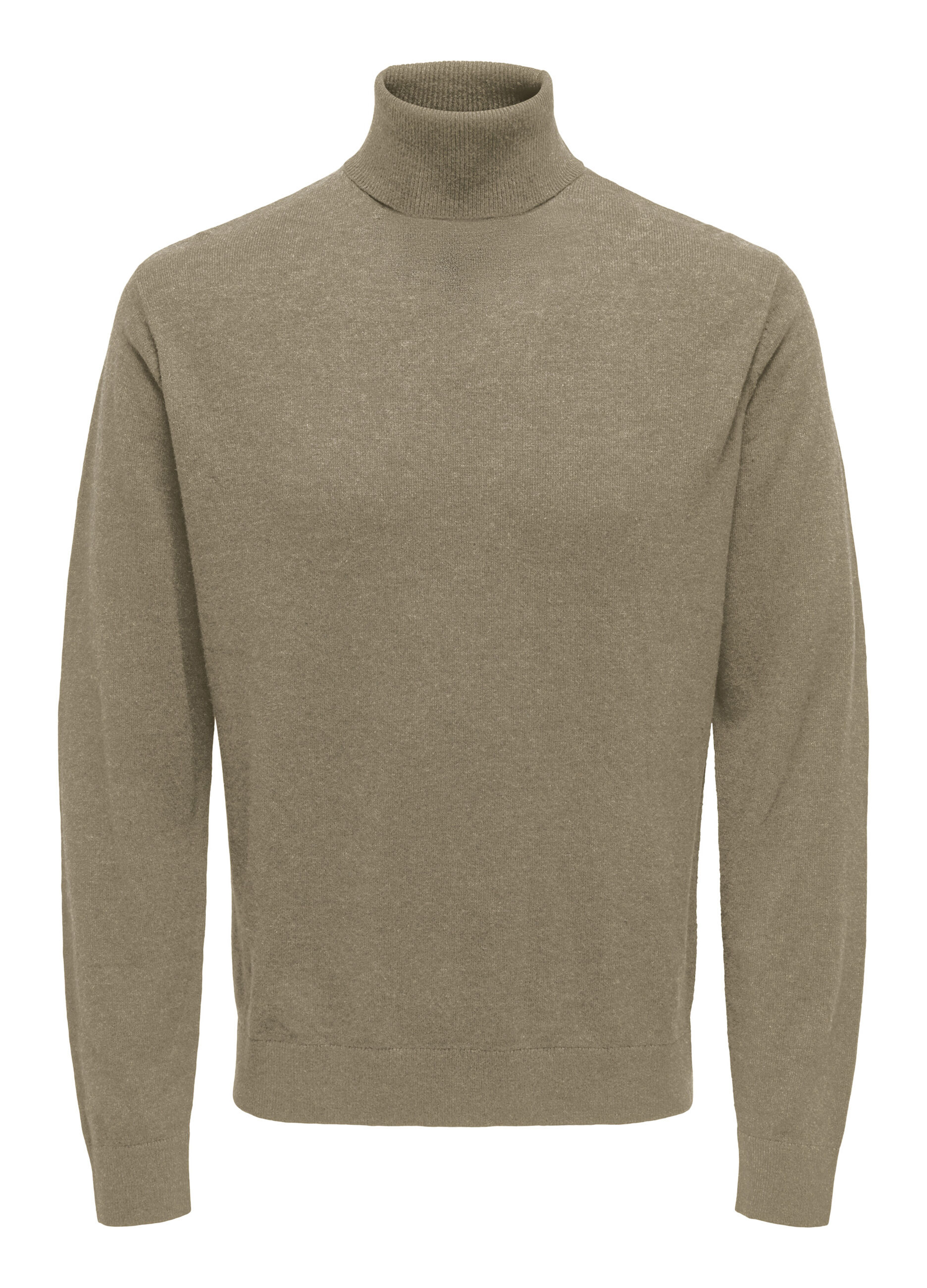 Maglione dolcevita maglia rasata uomo_0