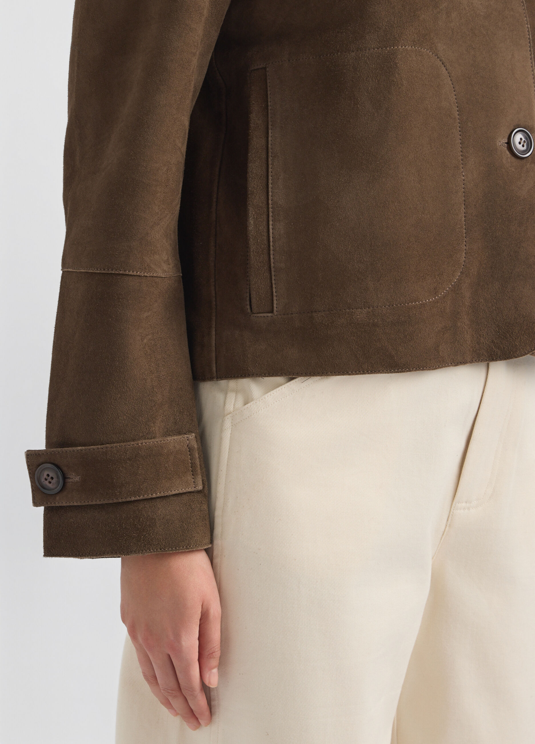 Trench in pura pelle di capra donna_3