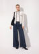 Denim wide leg in puro cotone donna_0