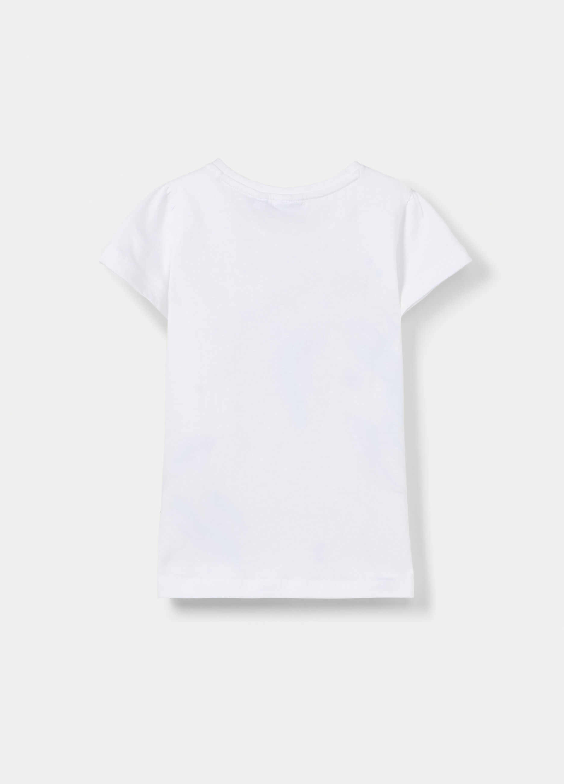 T-shirt in jersey di puro cotone bambina_1