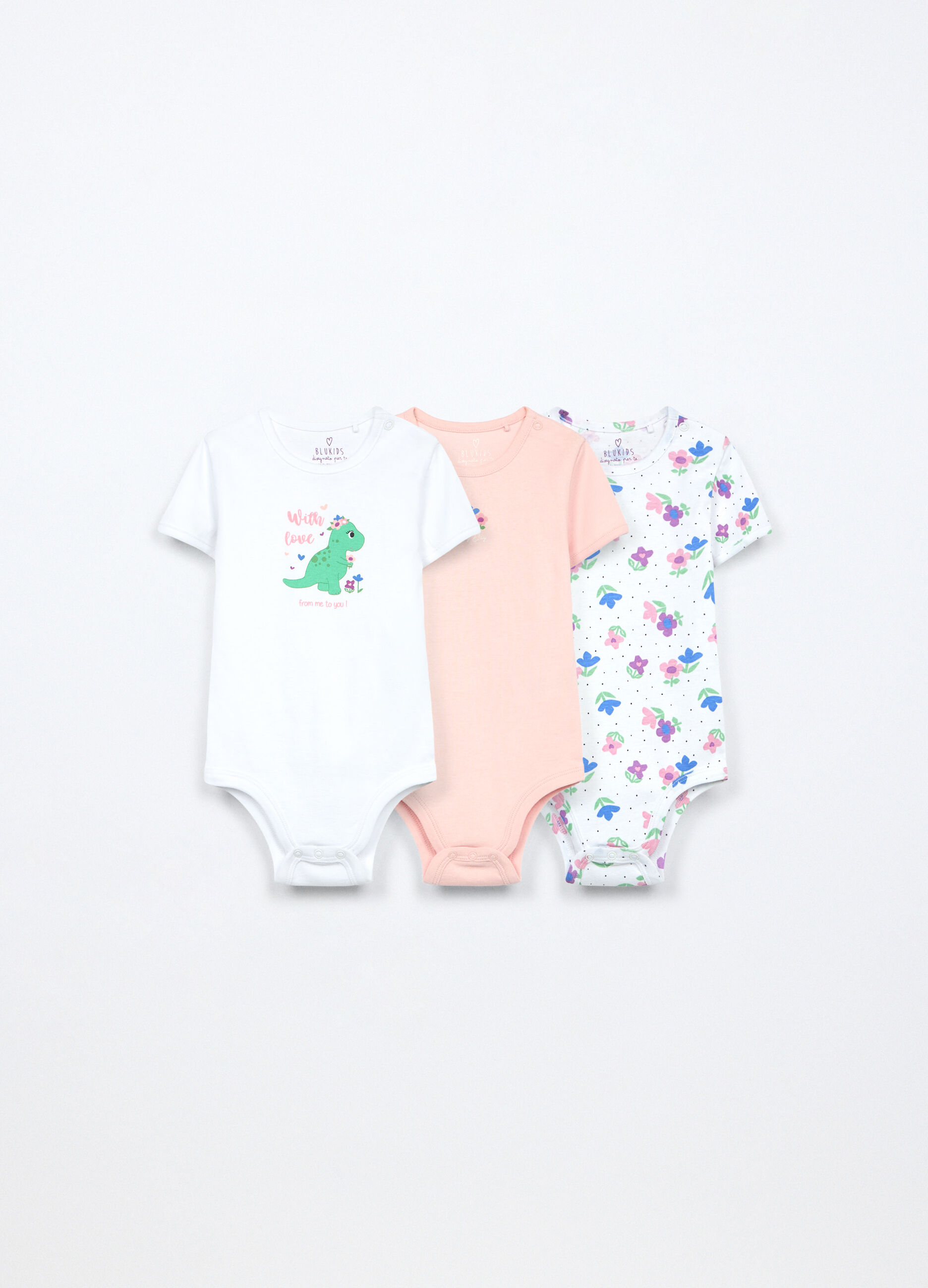 Pack 3 body in puro cotone neonata_0