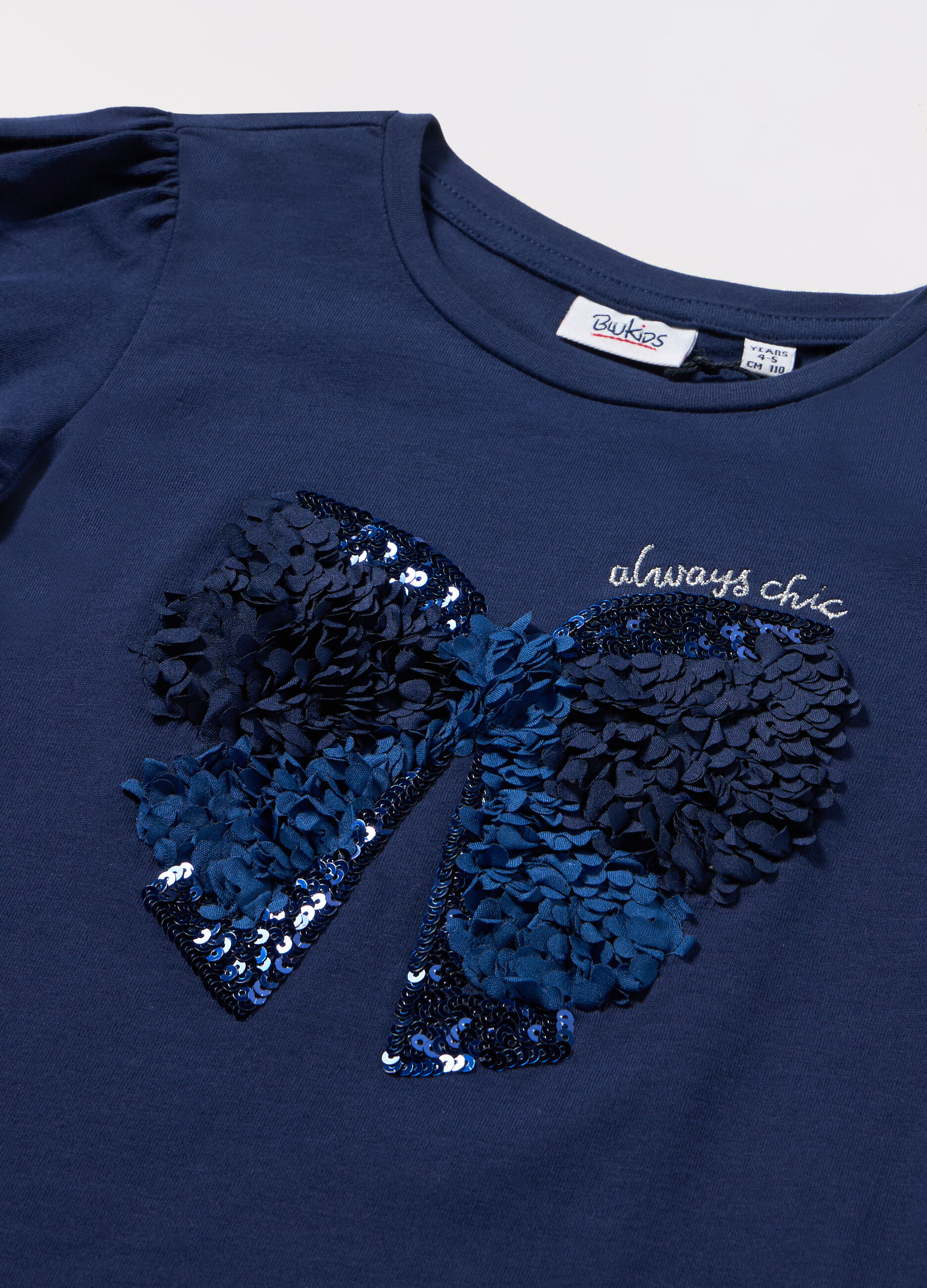 T-shirt in jersey di puro cotone bambina_1