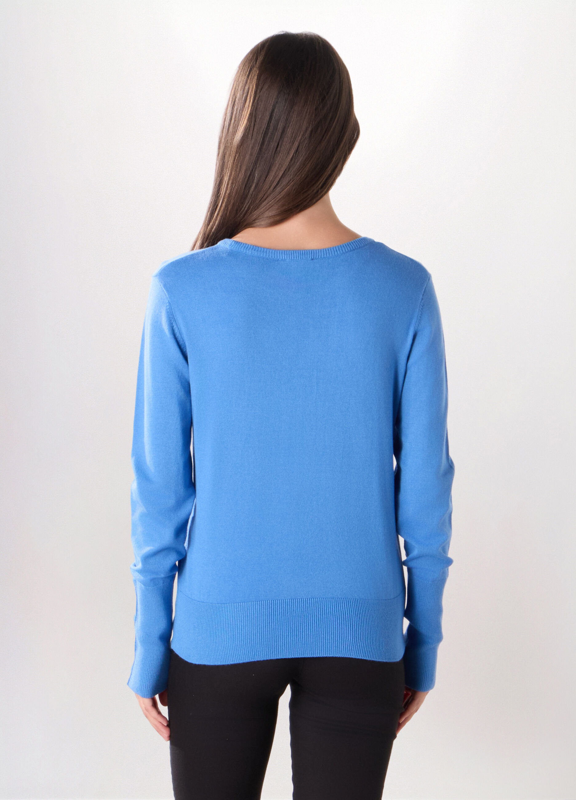 Pullover misto viscosa donna_1