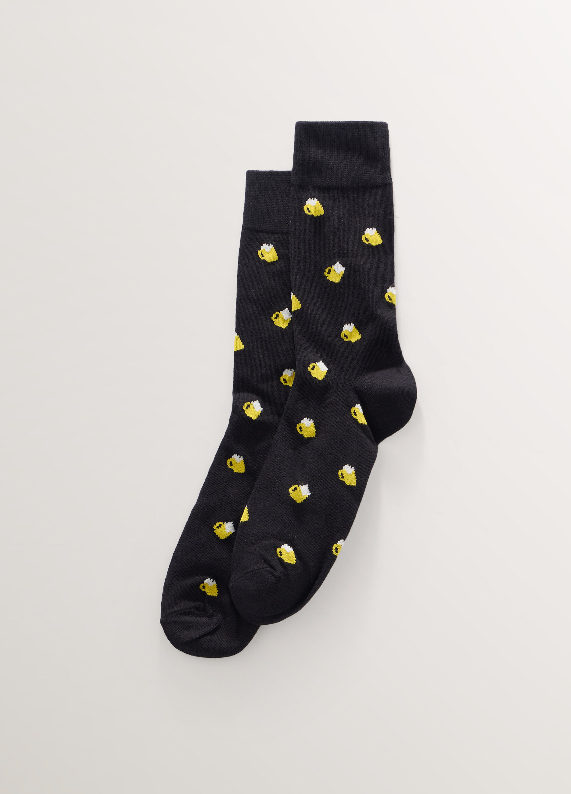 Calze corte in cotone stretch a fantasia uomo_0
