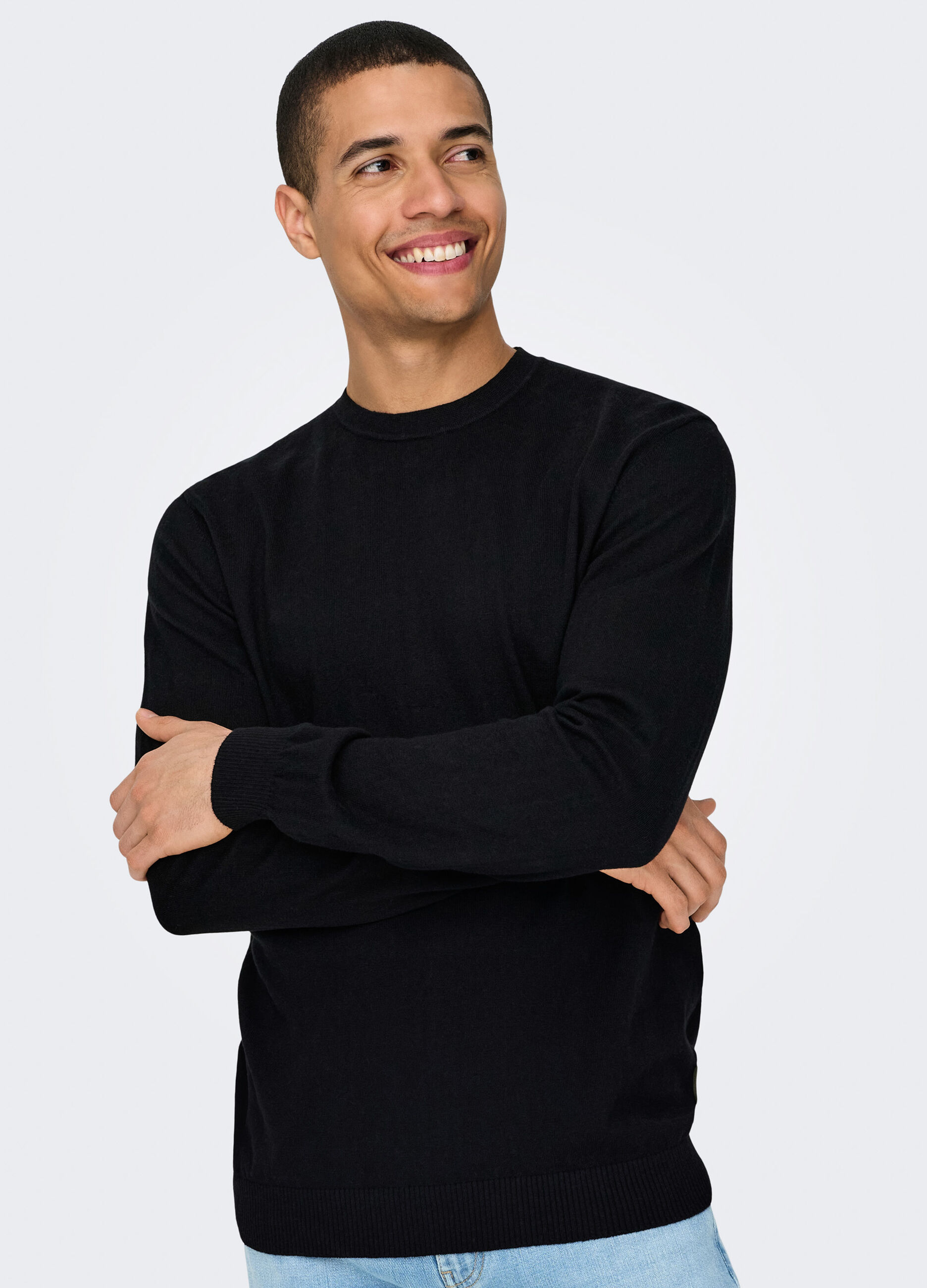 Maglione girocollo slim fit uomo_0