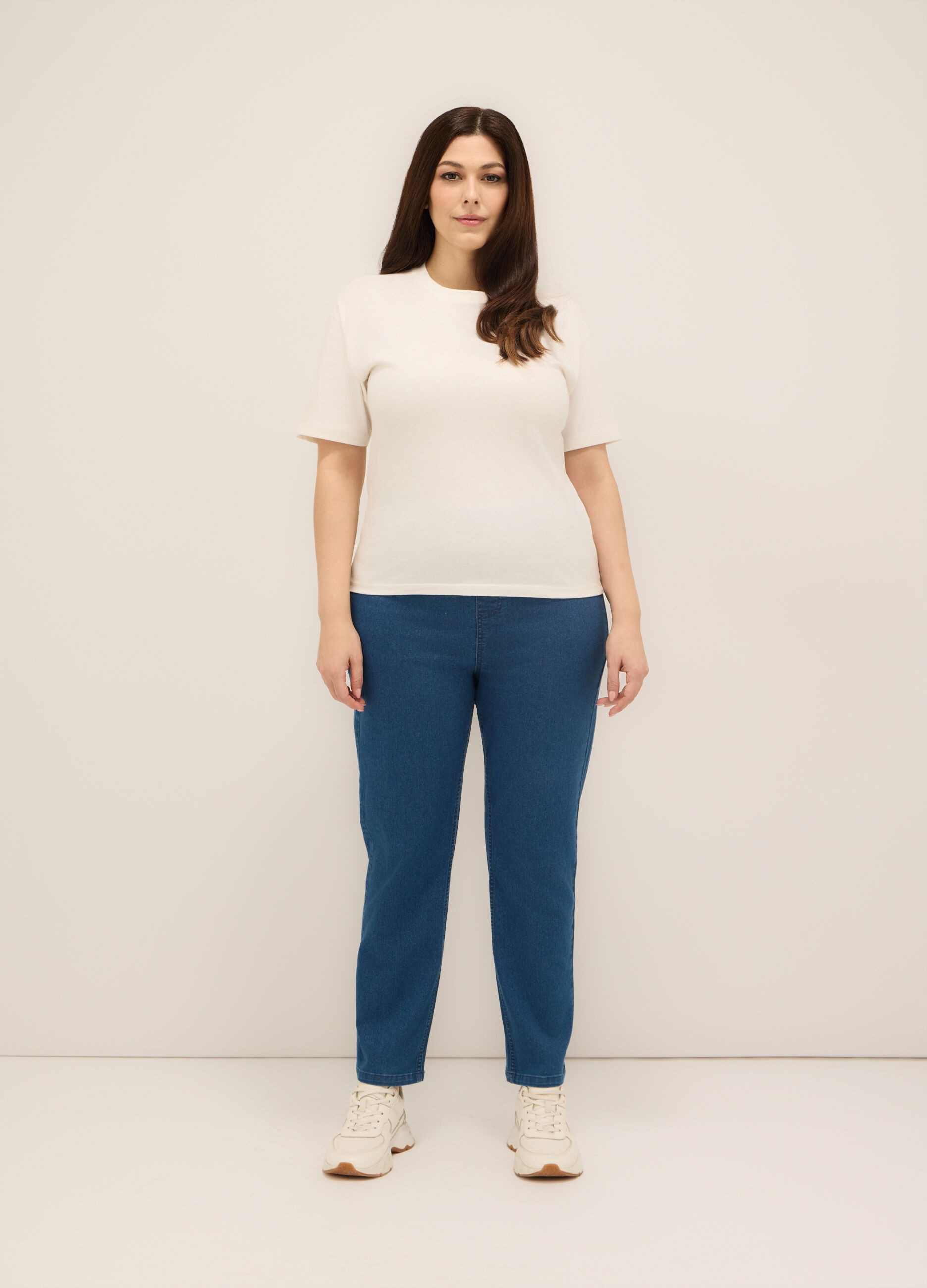 Jeggings in stretch denim donna curvy_0