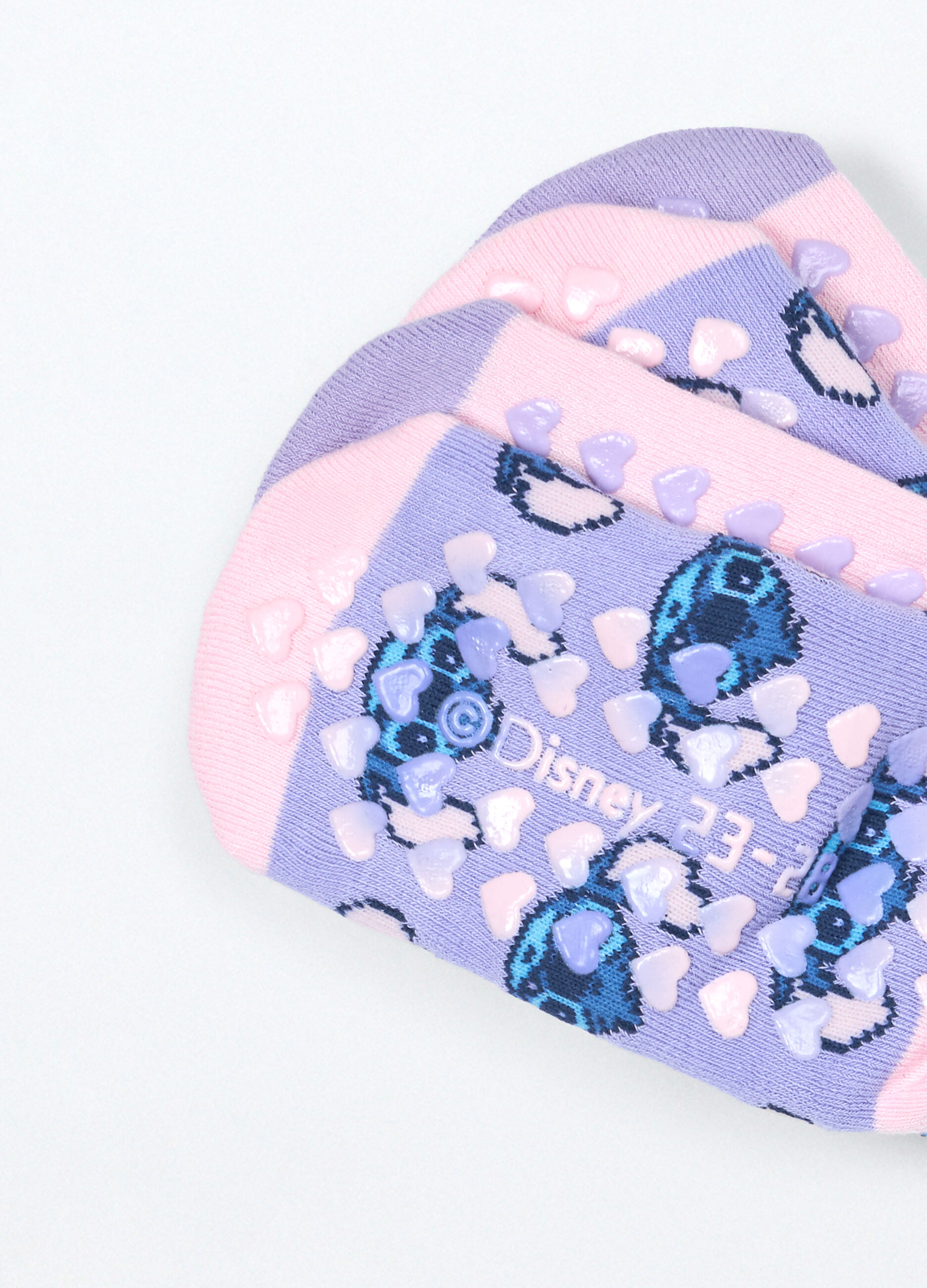 Pack 2 scarpine antiscivolo in spugna bambina_2