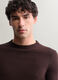 Maglione girocollo in maglia rasata uomo_2