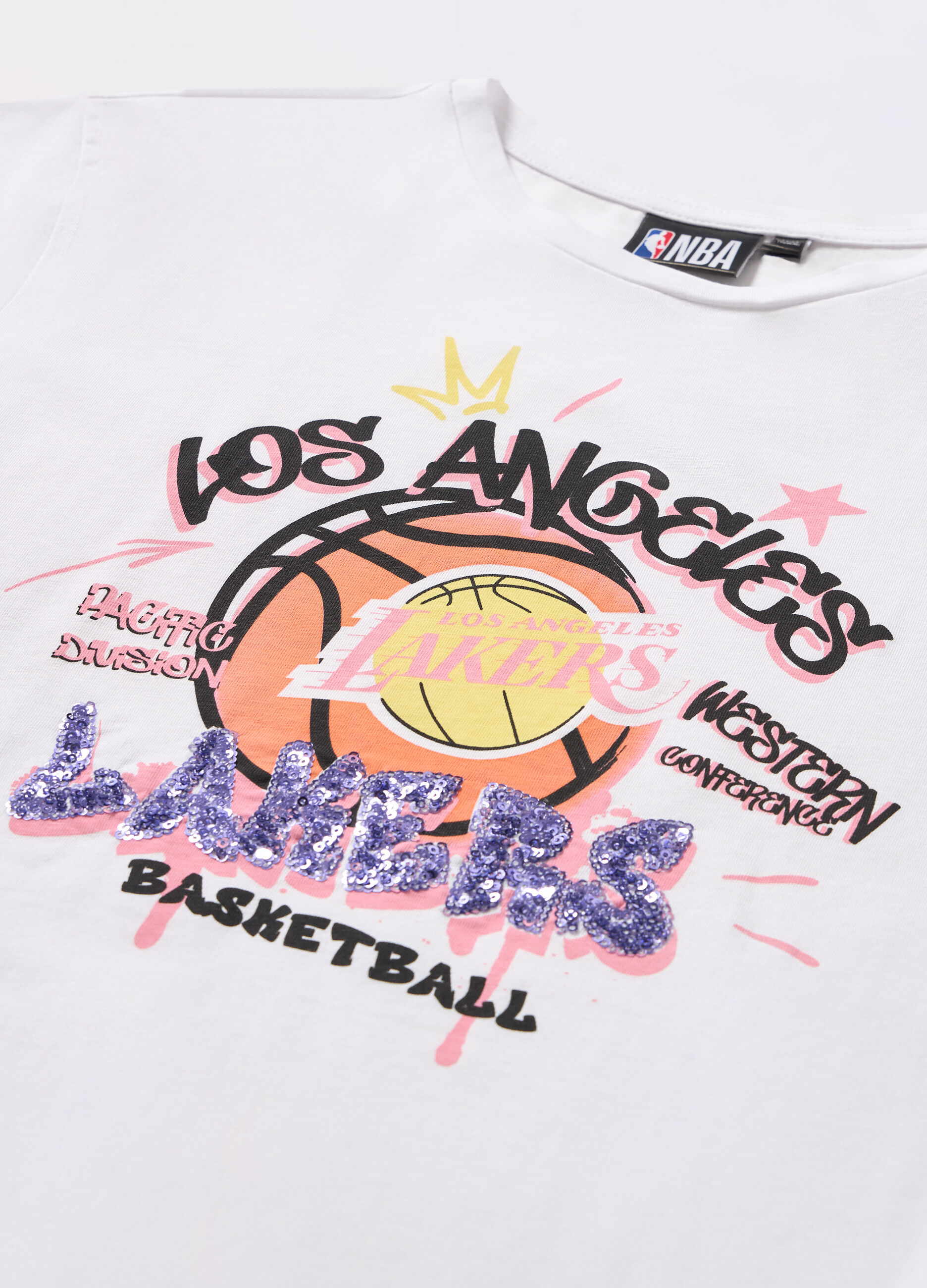 T-shirt NBA in puro cotone ragazza