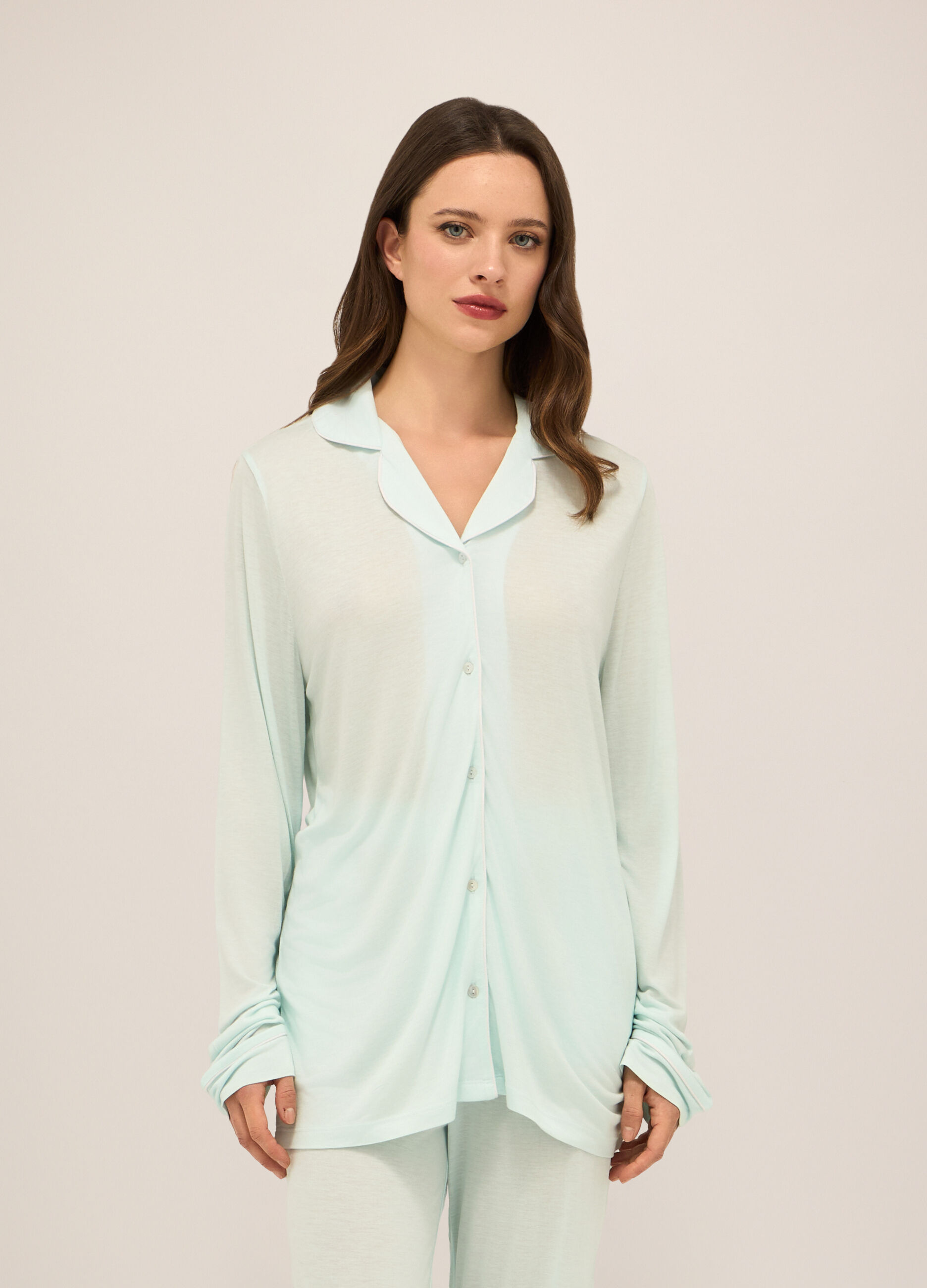 Top pigiama in pura viscosa donna_0