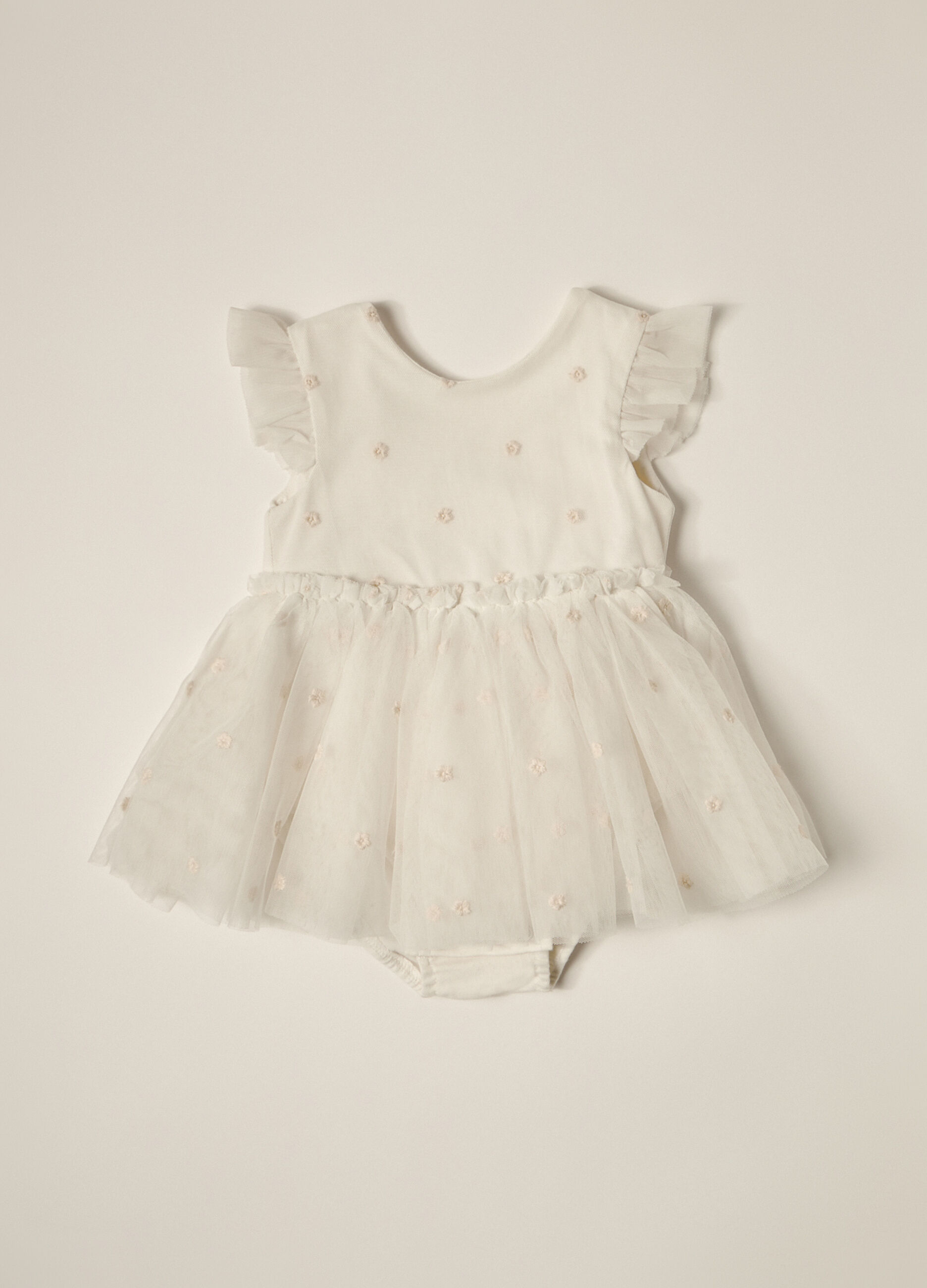 Vestito con gonna in tulle IANA neonata_0