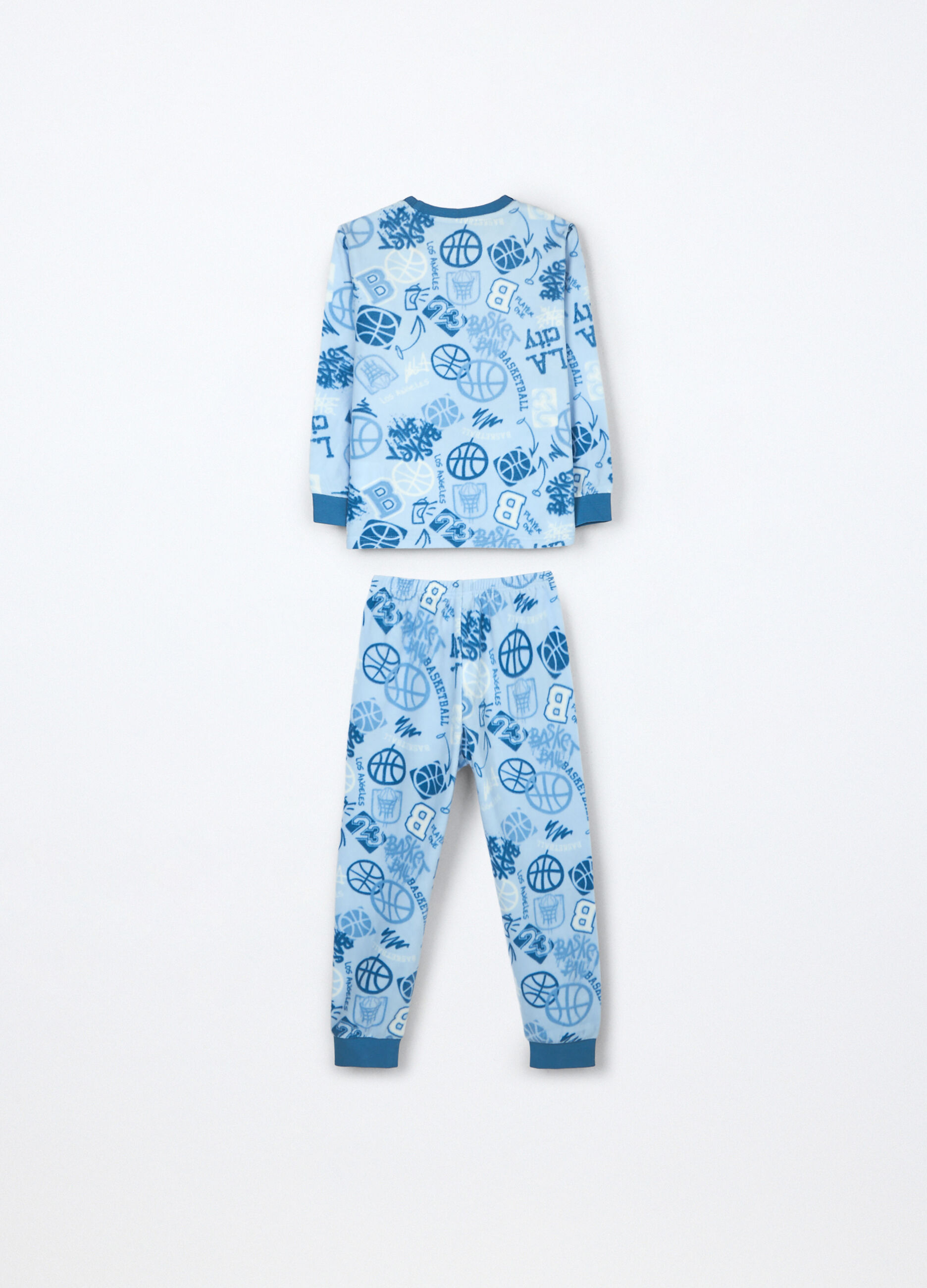 Set pigiama lungo in pile bambino_1