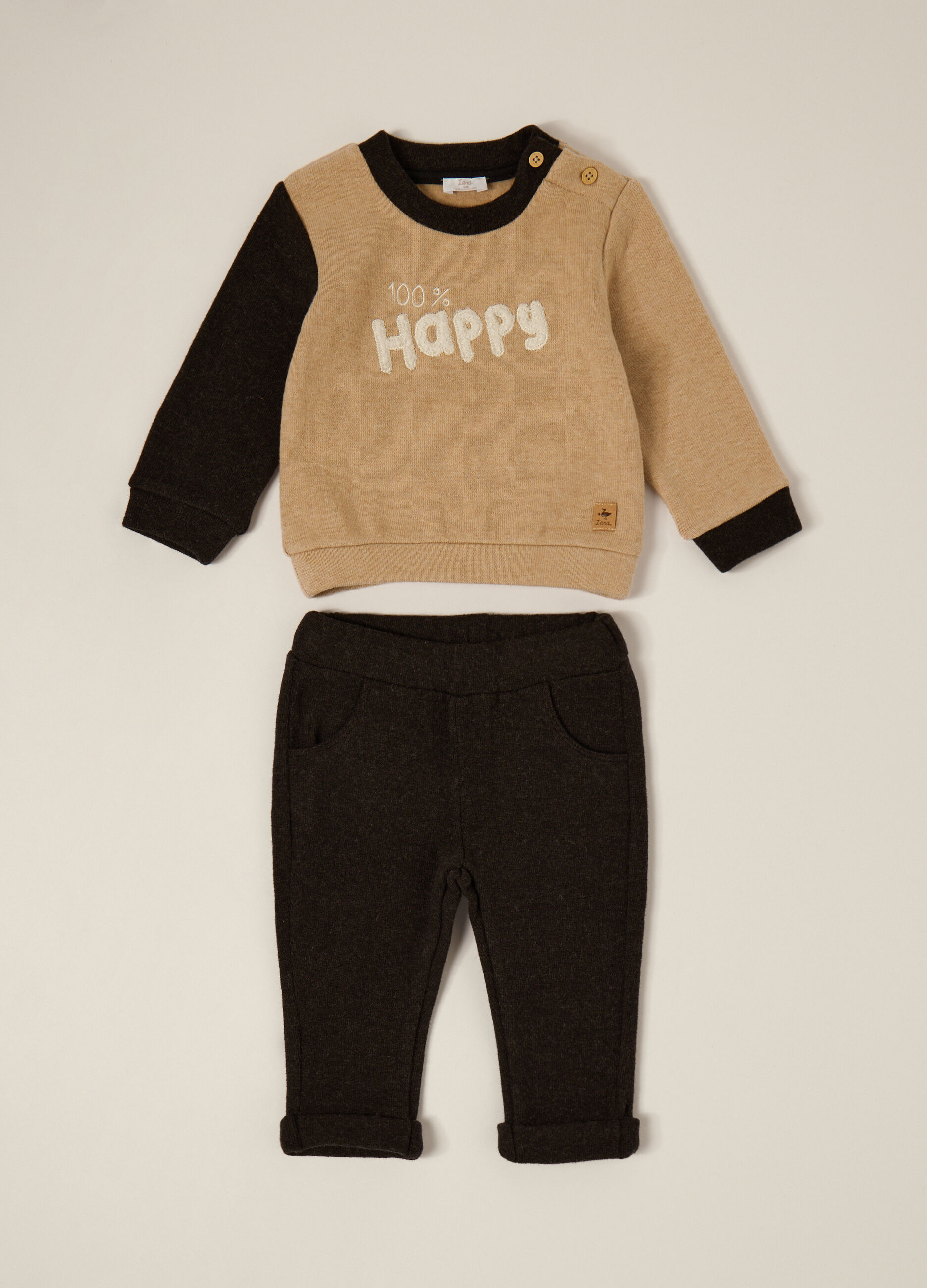 Set tricot misto cotone IANA neonato_0