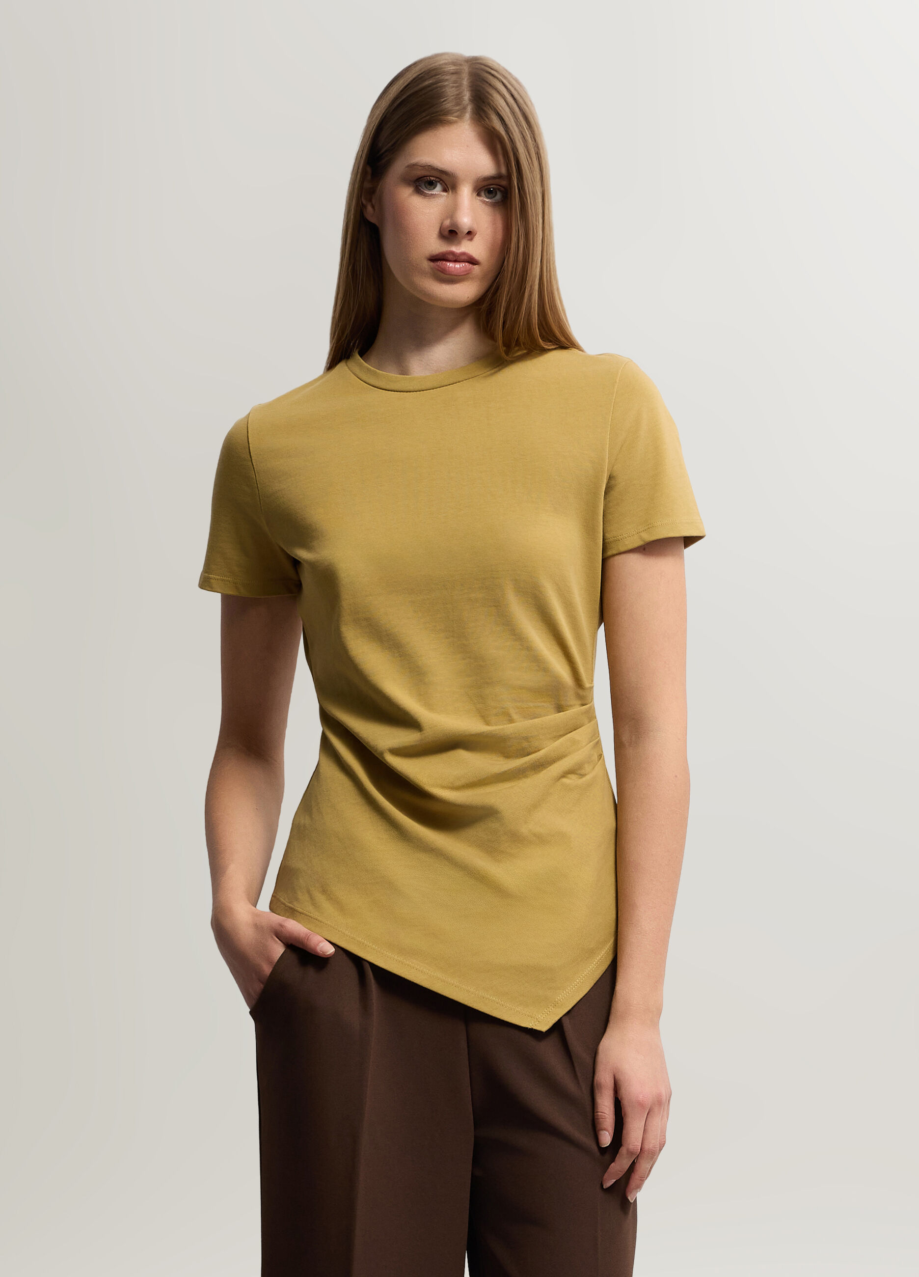 T-shirt girocollo donna_0