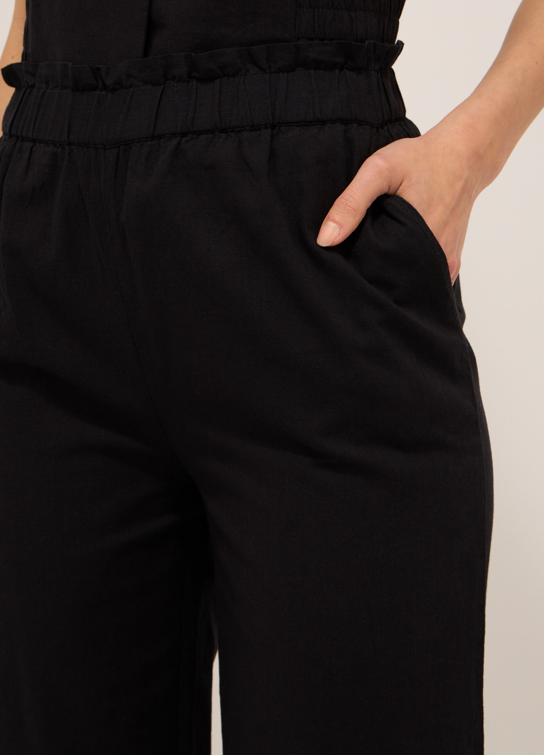 Pantaloni in puro cotone donna_2