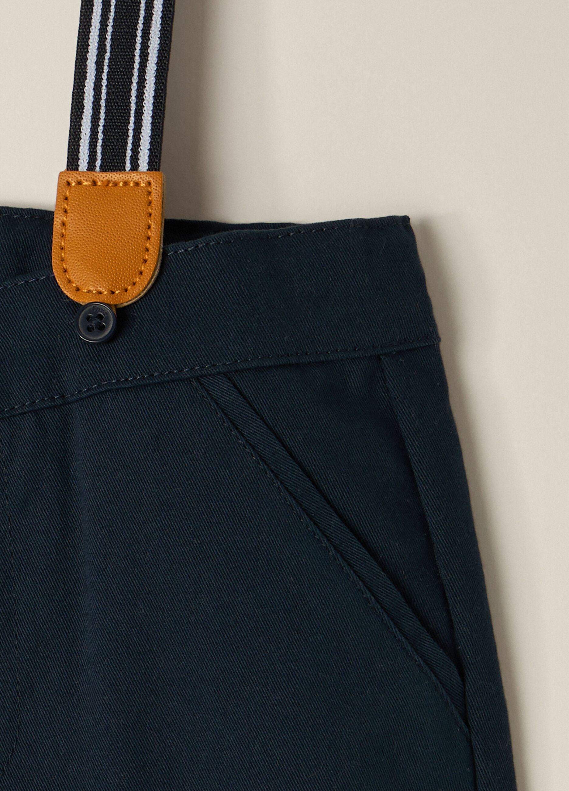 Pantaloni in cotone stretch IANA neonato
