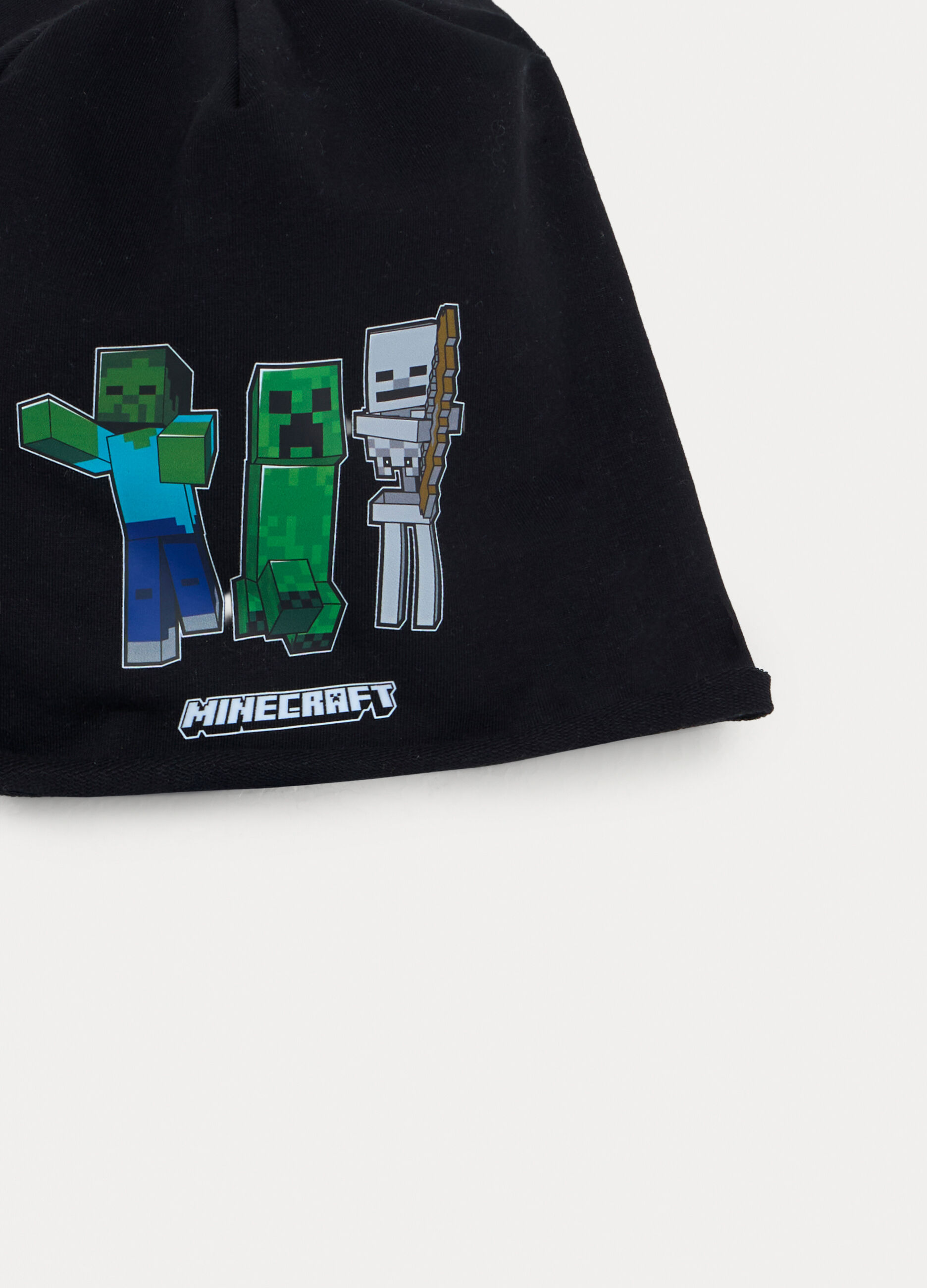 Berretto Minecraft in french terry di cotone stretch_2